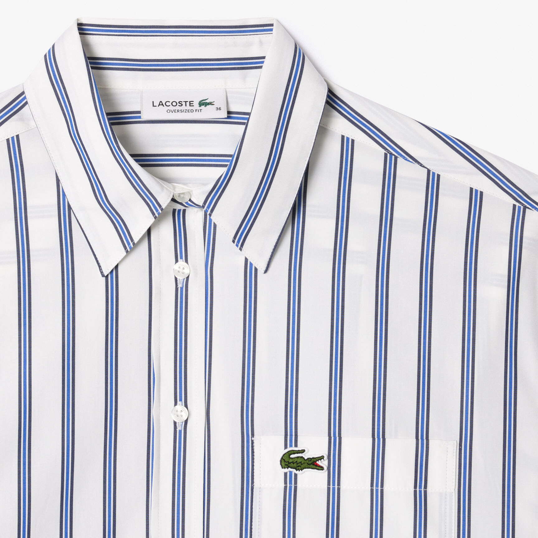 قميص بوبلين قطني مقاس كبير