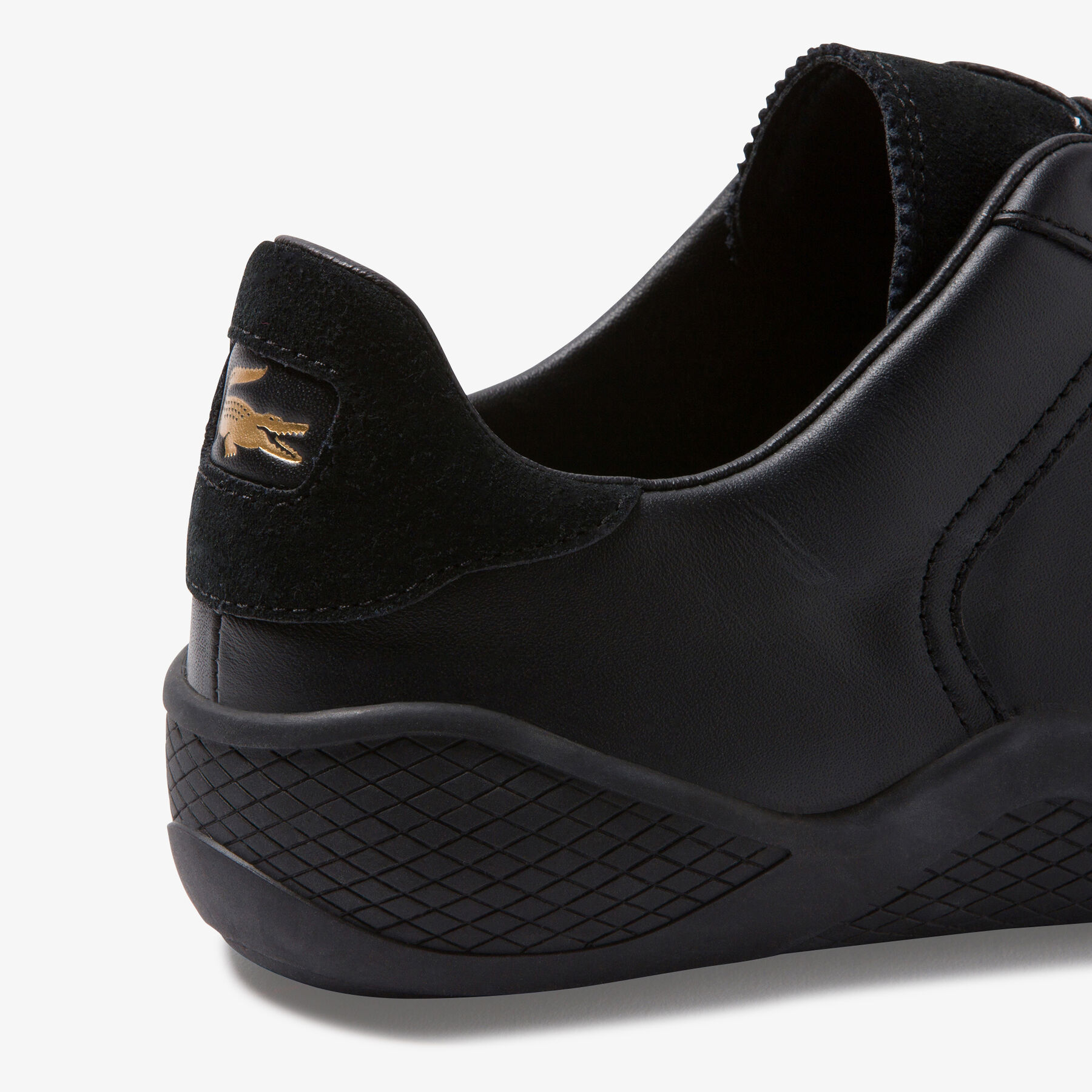 lacoste men s hapona leather and suede sneakers