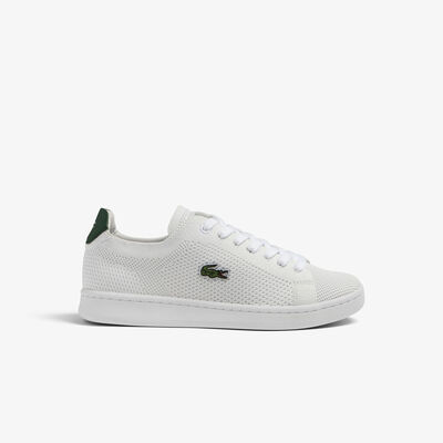 Women's Lacoste Carnaby Piqué Textile Heel Pop Trainers