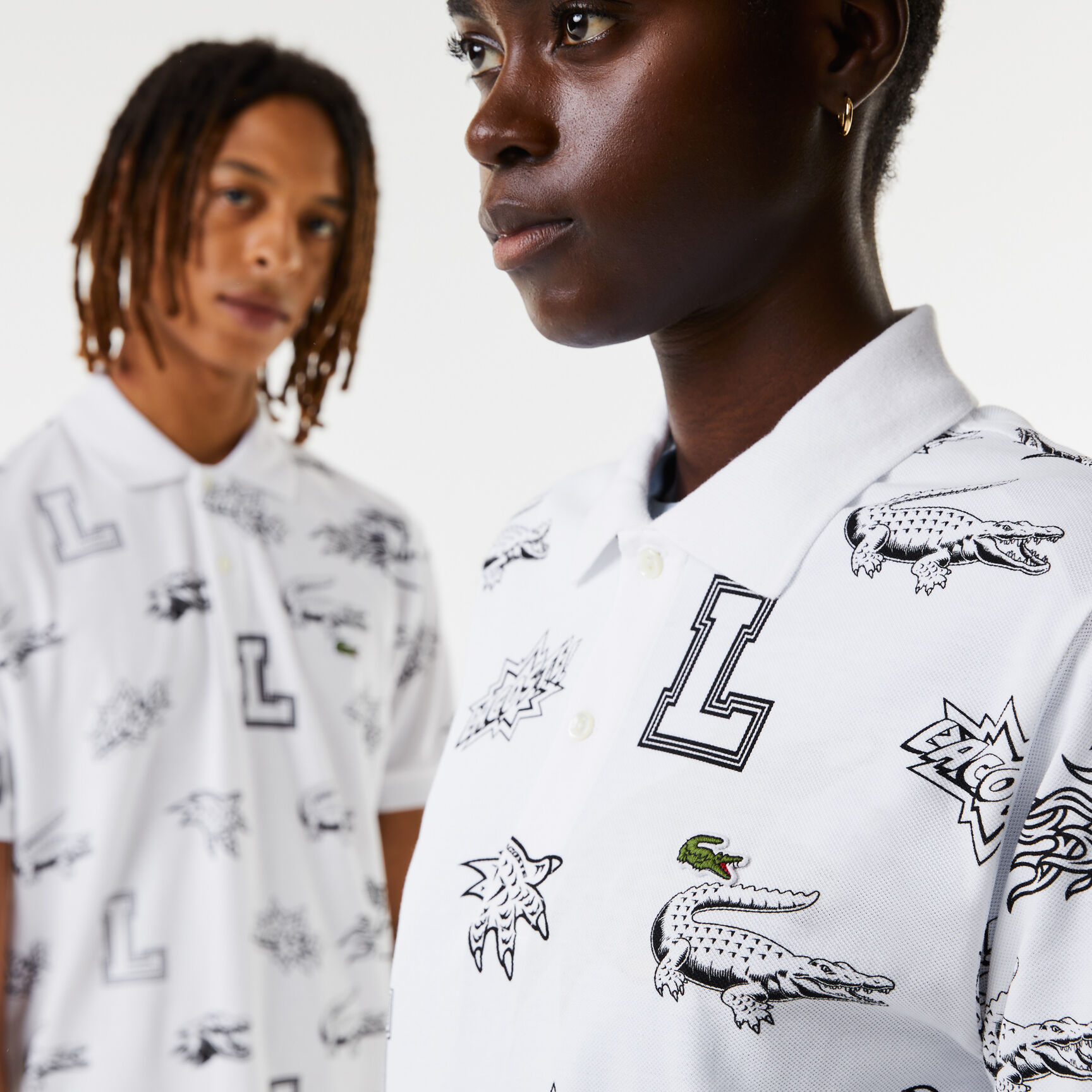 Unisex Lacoste Holiday Custom Print Polo Unisex Lacoste Holiday Custom Print Polo