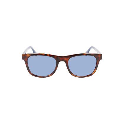Unisex Rectangle Plastic Colour Block Sunglasses