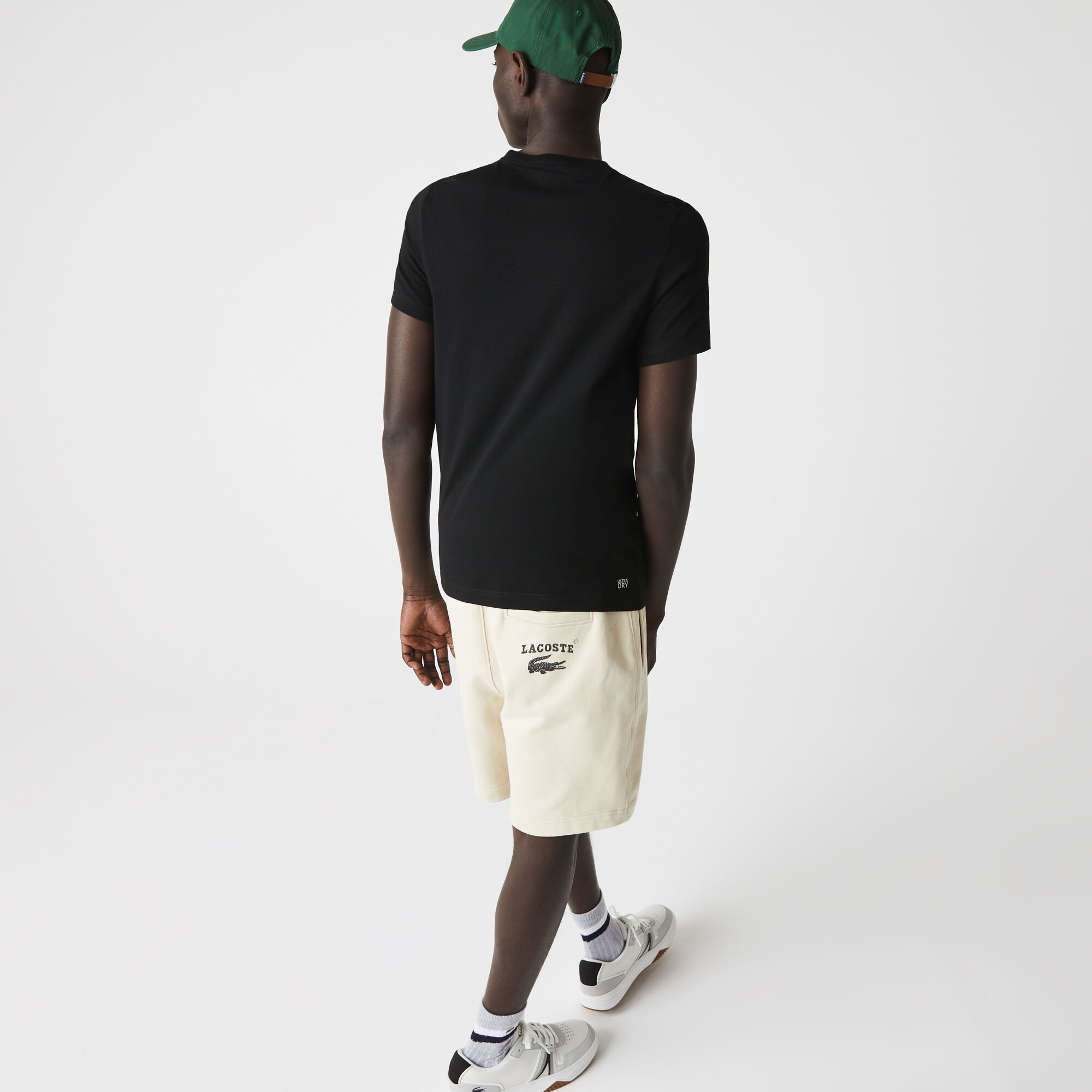 Men's Lacoste SPORT 3D Print Crocodile Breathable Jersey T-shirt Men's Lacoste SPORT 3D Print Crocodile Breathable Jersey T-shirt