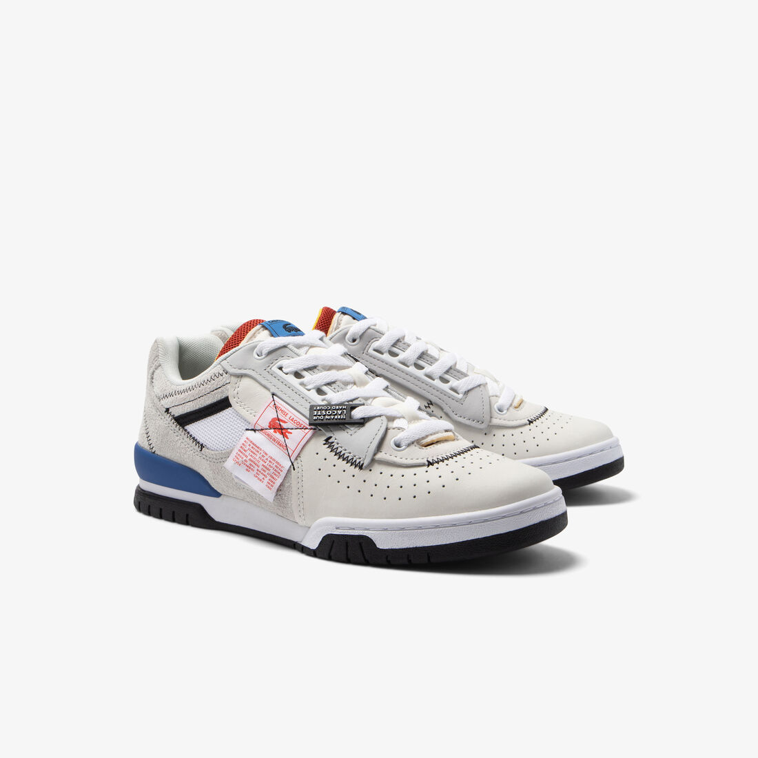 Men's Lacoste M89 Leather Tricolour Trainers Men's Lacoste M89 Leather Tricolour Trainers