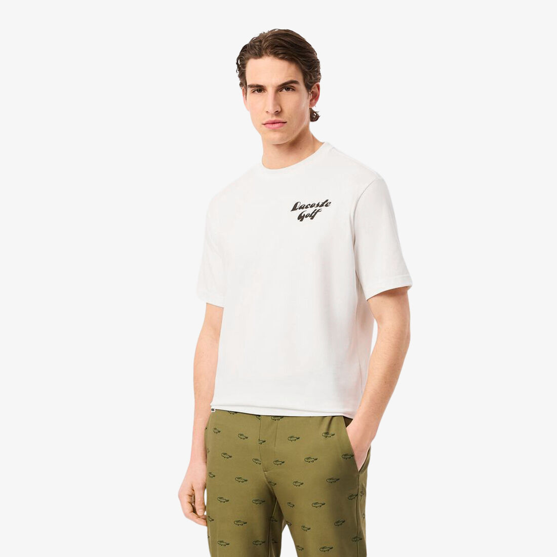 Relaxed Fit Printed Golf T-shirt