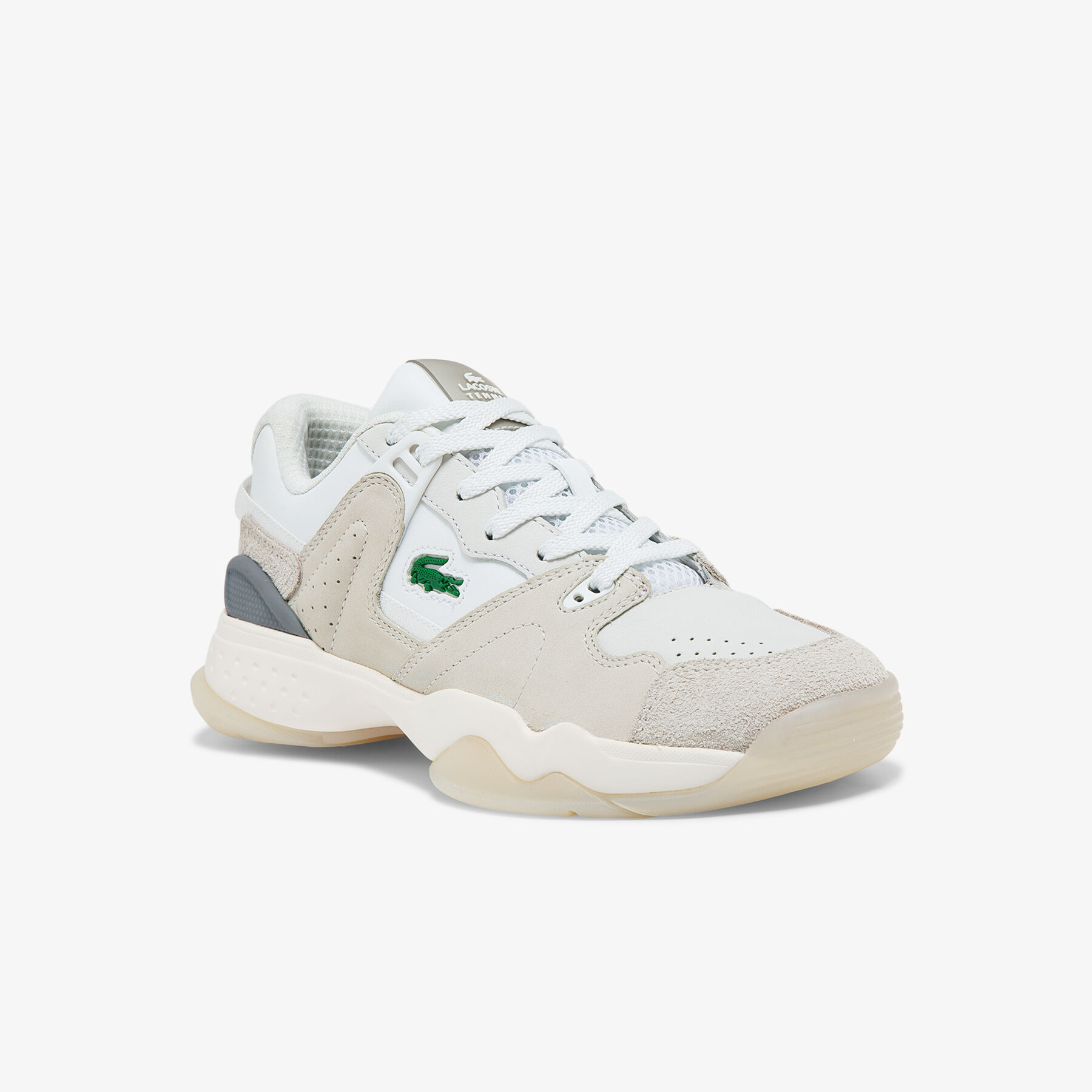 Women's T-Point Nubuck Leather Trainers lacoste women s t point nubuck leather trainers