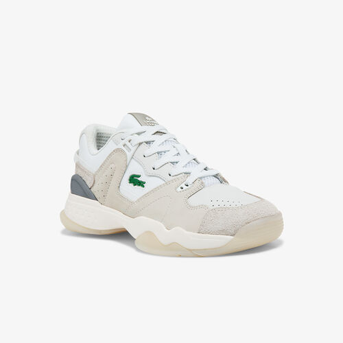 Women's T-point Nubuck Leather Trainers