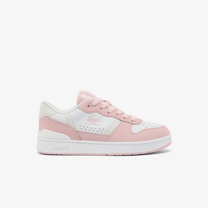 Women's T-clip Set Leather Sneakers