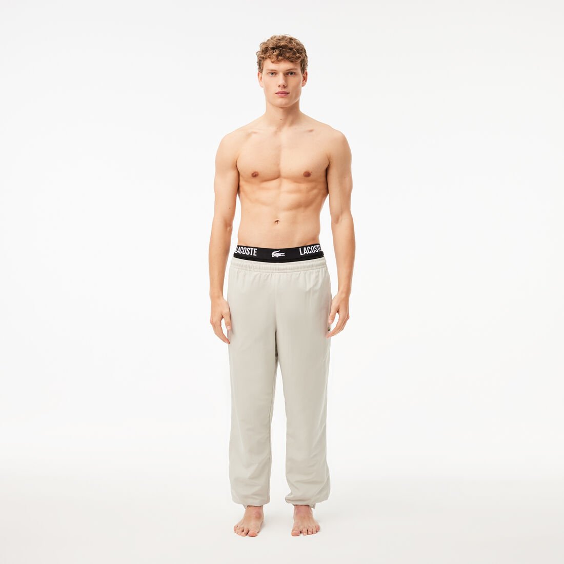 Men's Lacoste Branded Jersey Trunk Three-Pack Men's Lacoste Branded Jersey Trunk Three-Pack