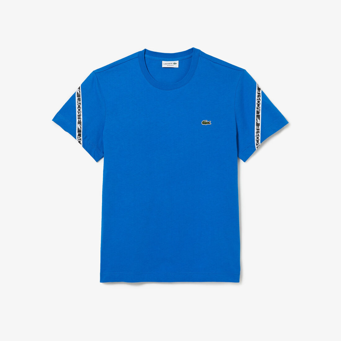 Men's Lacoste Regular Fit Printed Bands T-Shirt Men's Lacoste Regular Fit Printed Bands T-Shirt