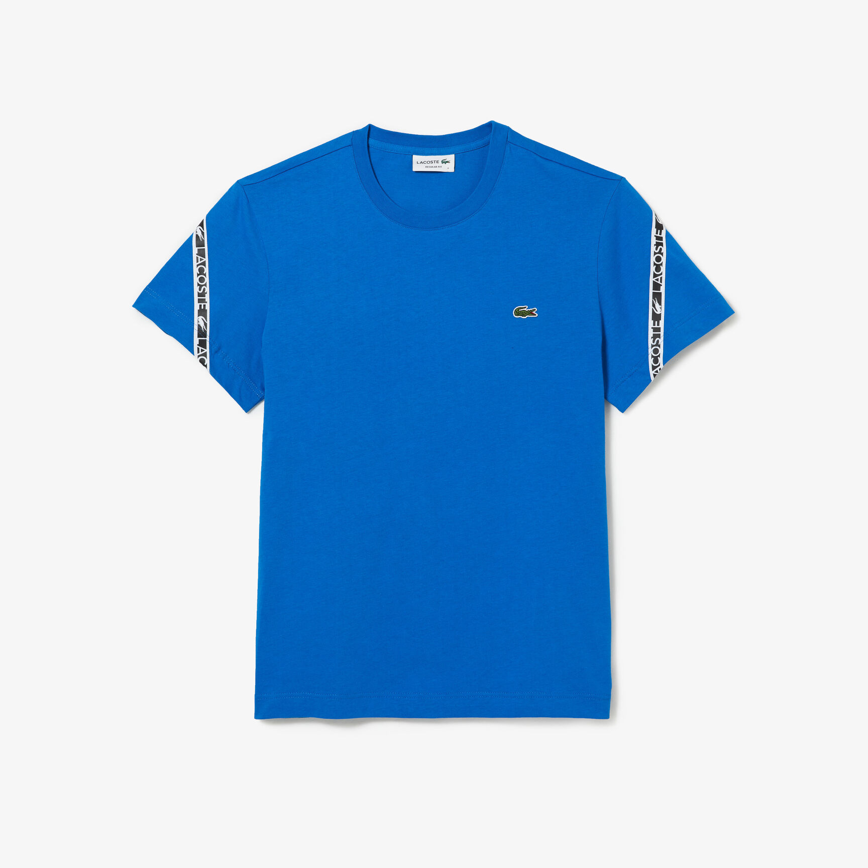 Men's Lacoste Regular Fit Printed Bands T-Shirt Men's Lacoste Regular Fit Printed Bands T-Shirt