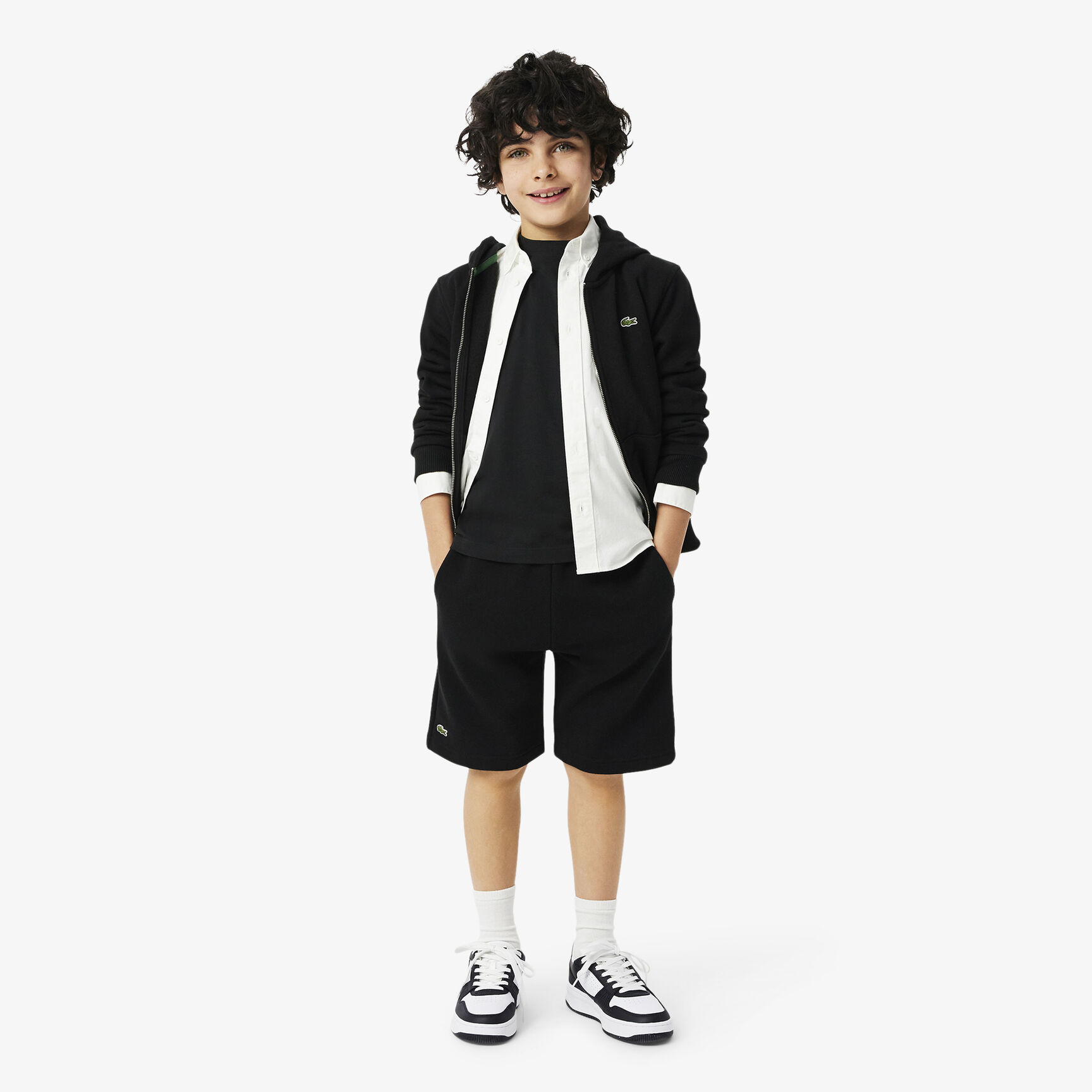 Children's L001 Set Leather Sneakers