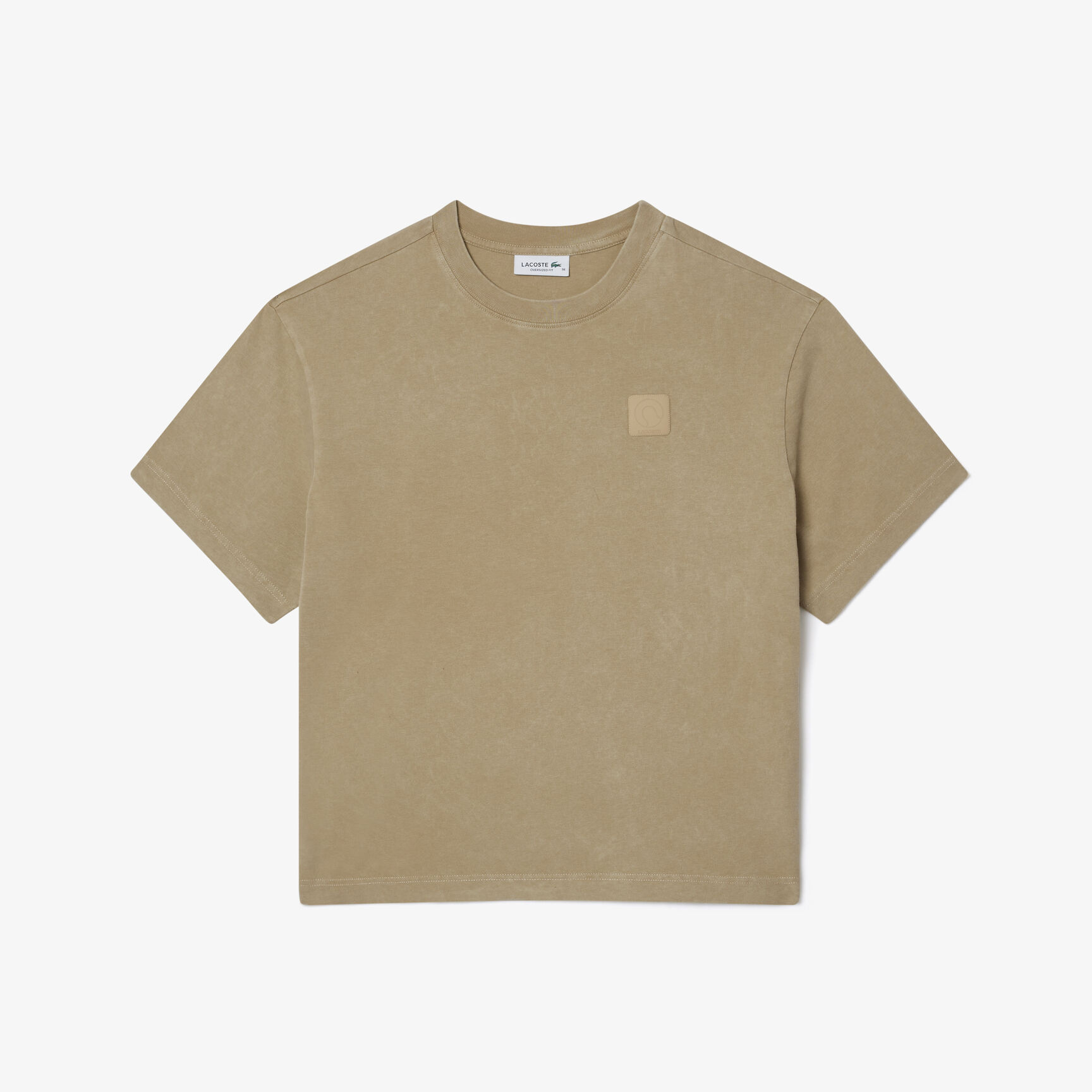 Oversized Wash Effect Badge T-shirt Oversized Wash Effect Badge T-shirt