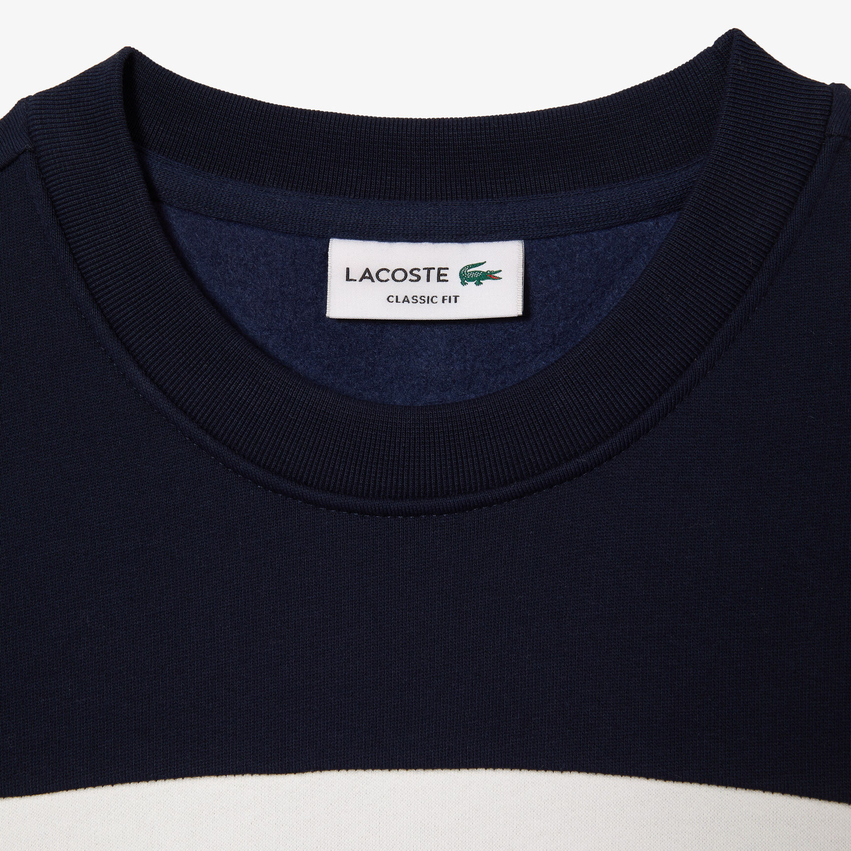 Men’s Lacoste Branded Color-Block Sweatshirt