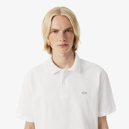 Loose Fit Heavy Pique Polo Shirt Loose Fit Heavy Pique Polo Shirt