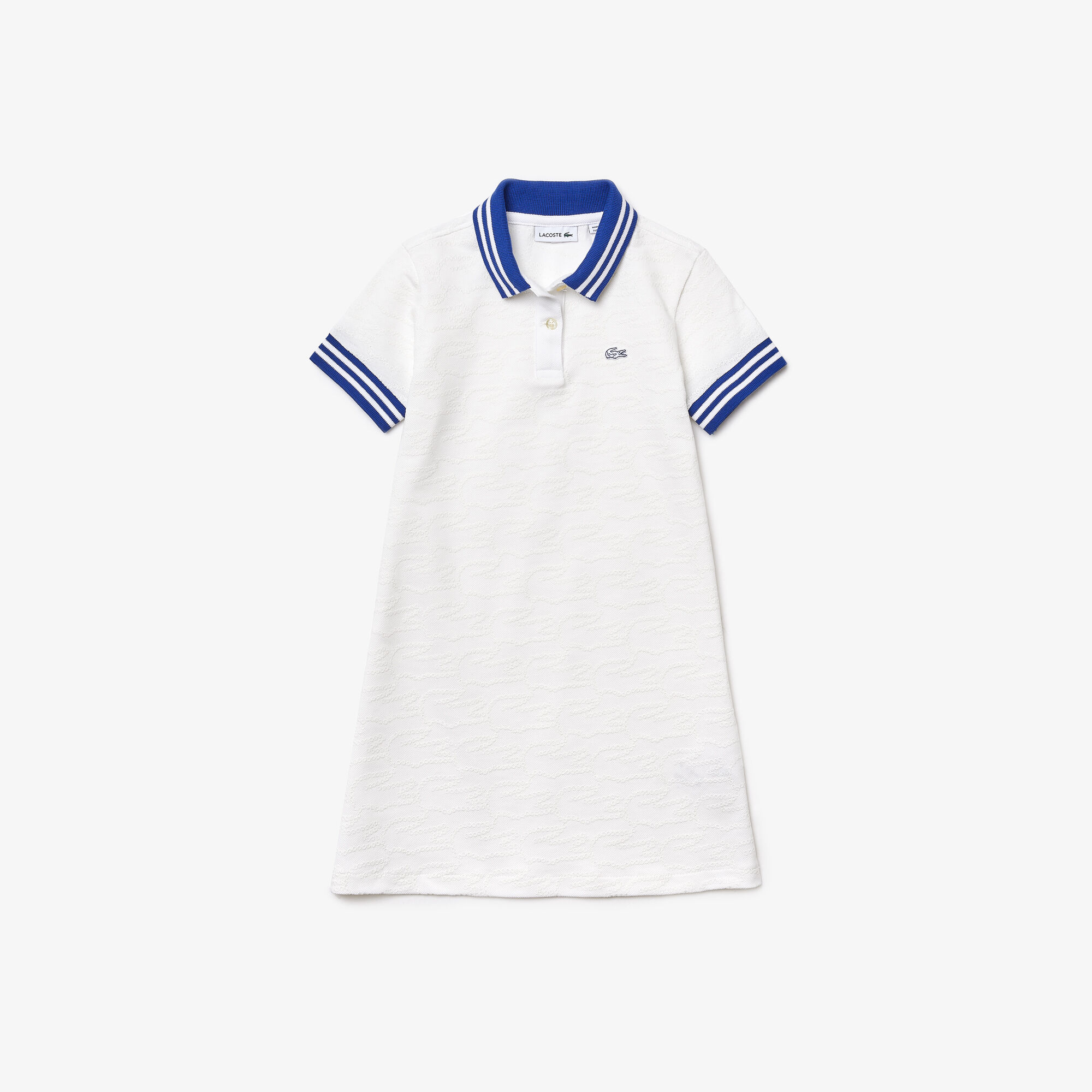 Buy Girls English Embroidery Pique Polo Dress Lacoste QA