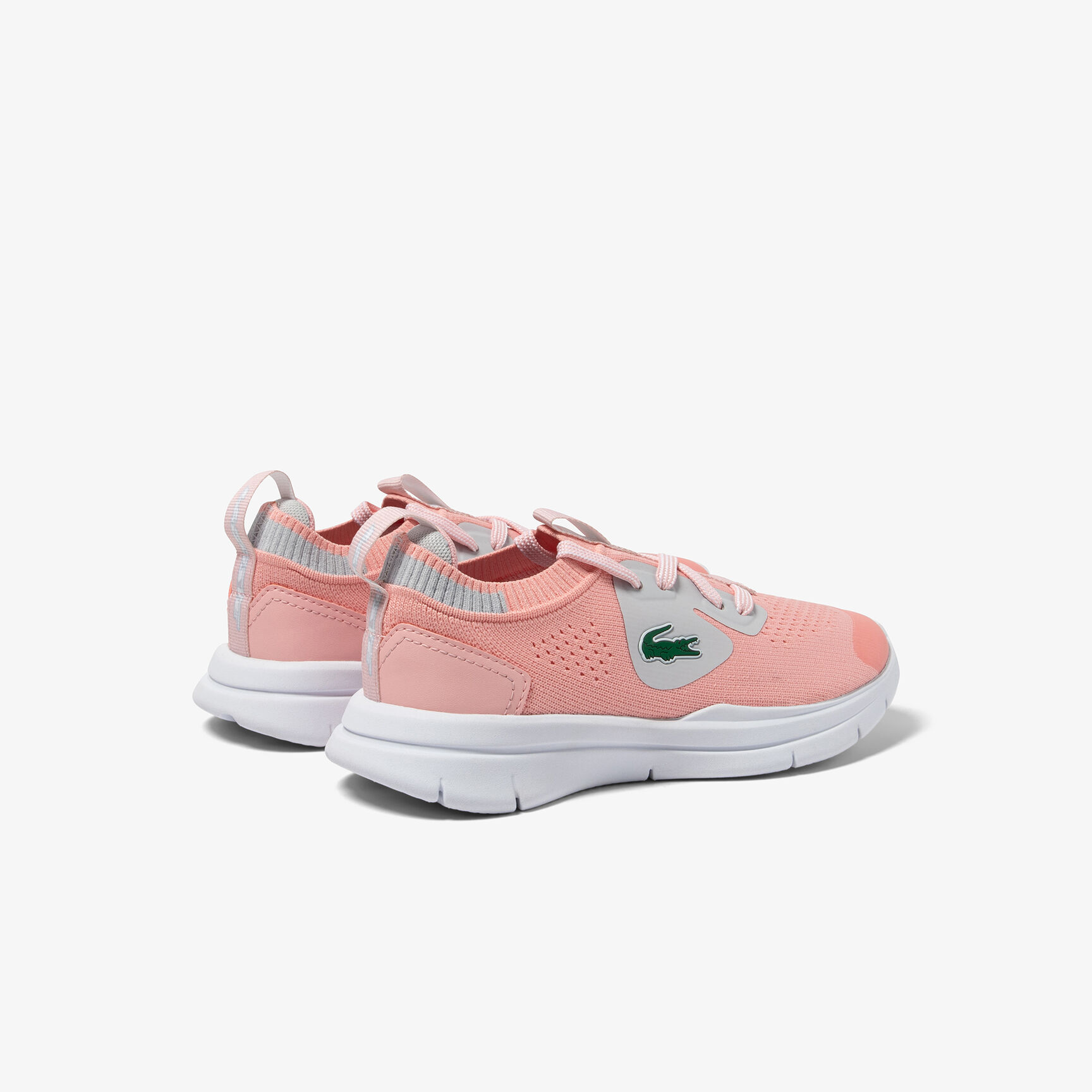 Children's Lacoste Run Spin Knit Textile Trainers