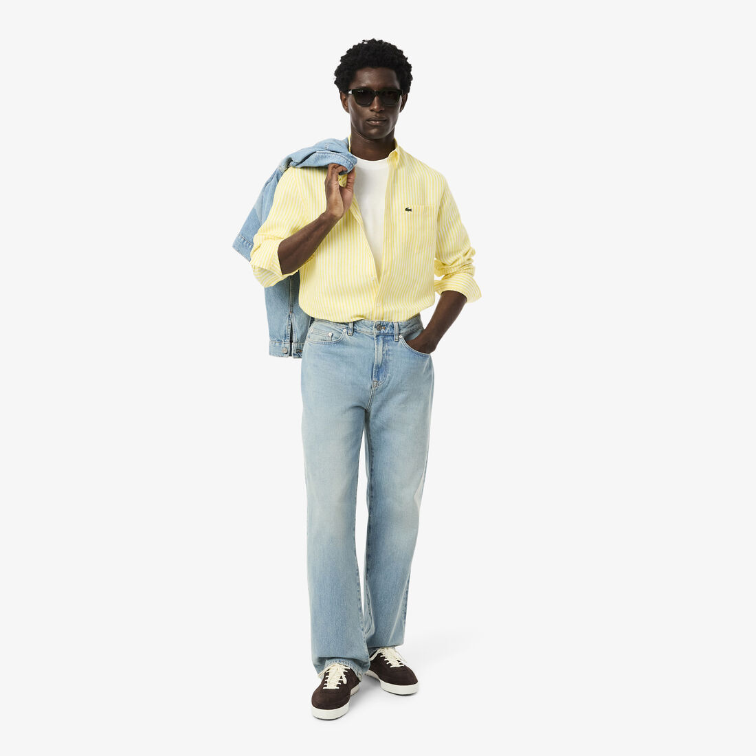 Regular Fit Striped Linen Shirt Regular Fit Striped Linen Shirt