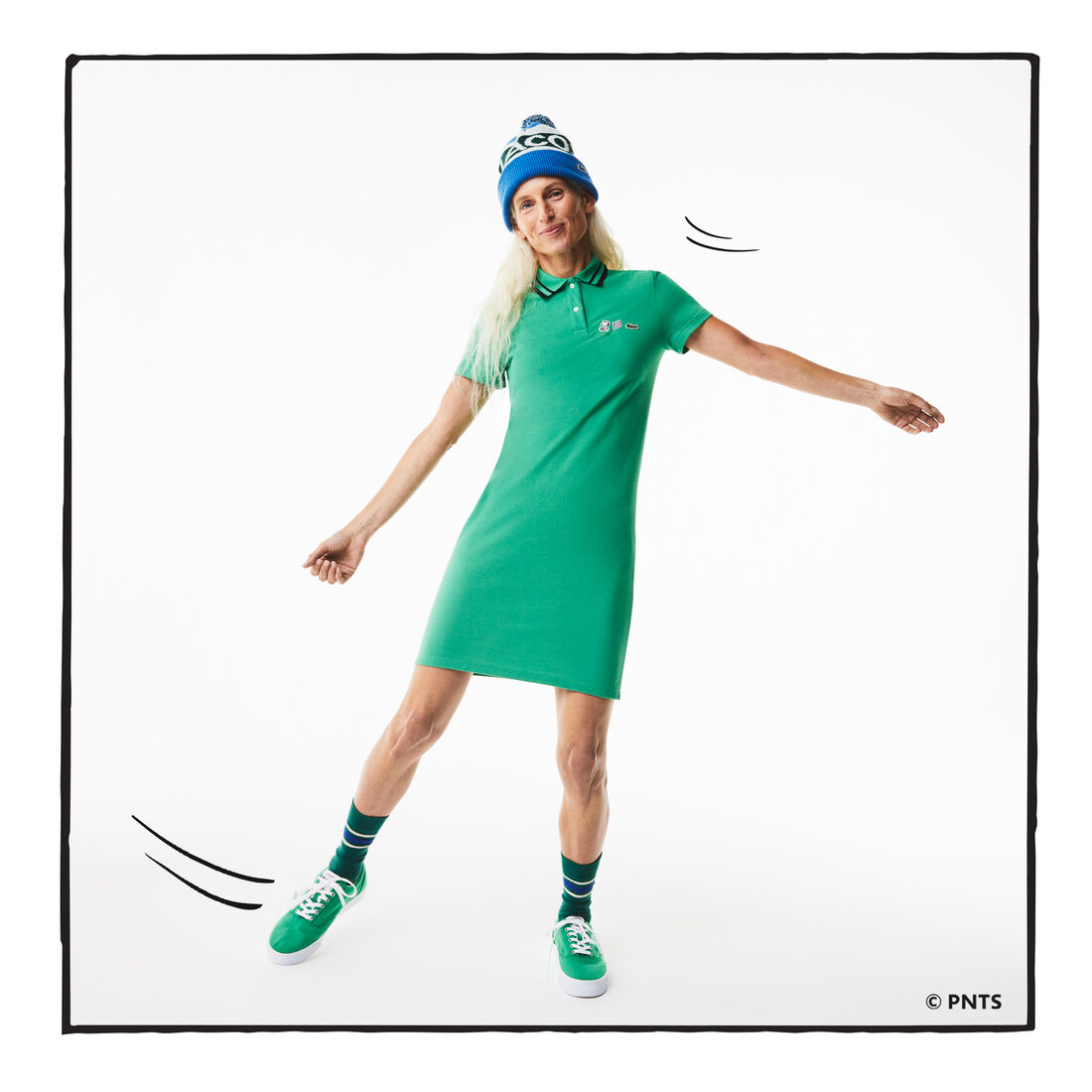 Women’s Lacoste x Peanuts Organic Cotton Polo Dress