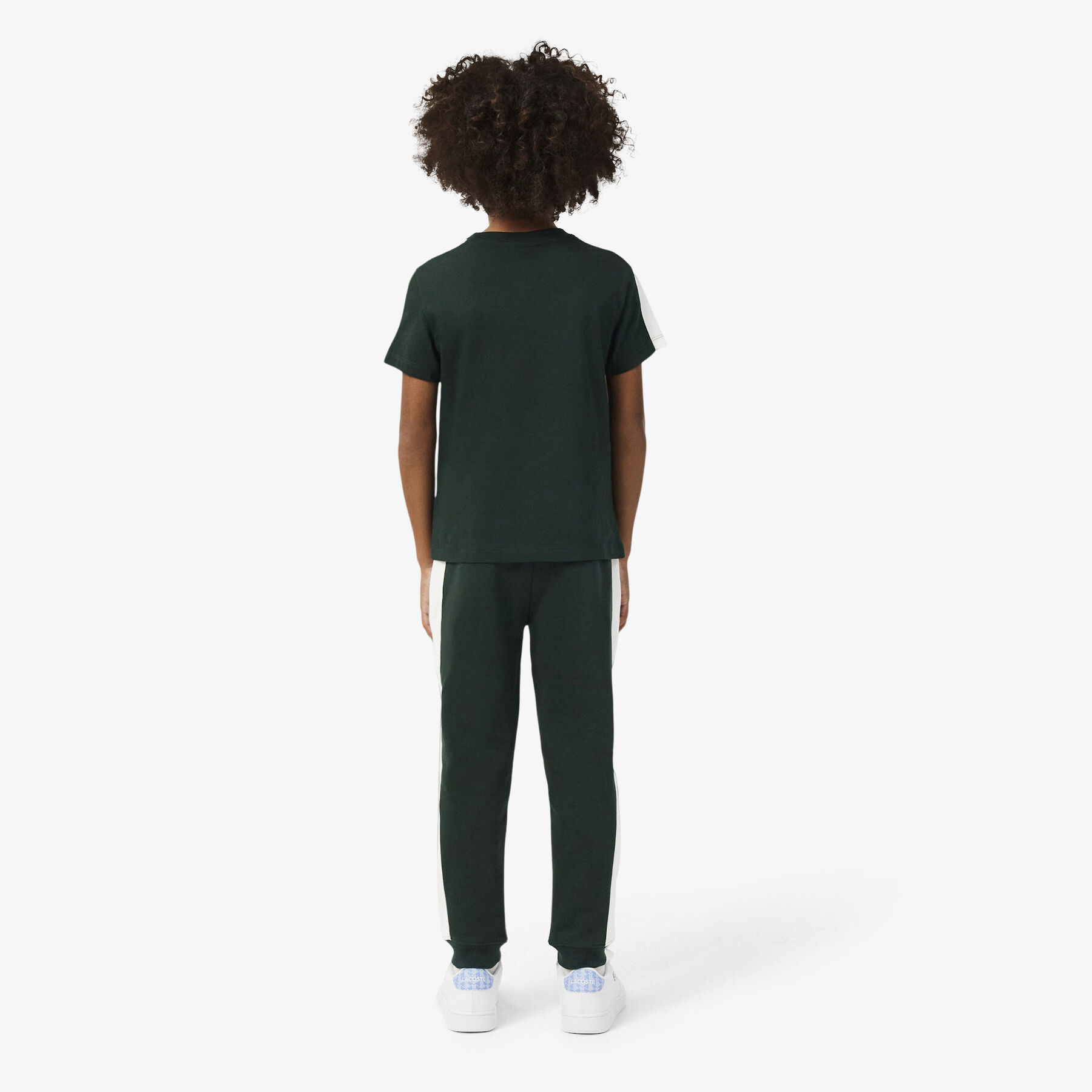 lacoste colour block sweatpants