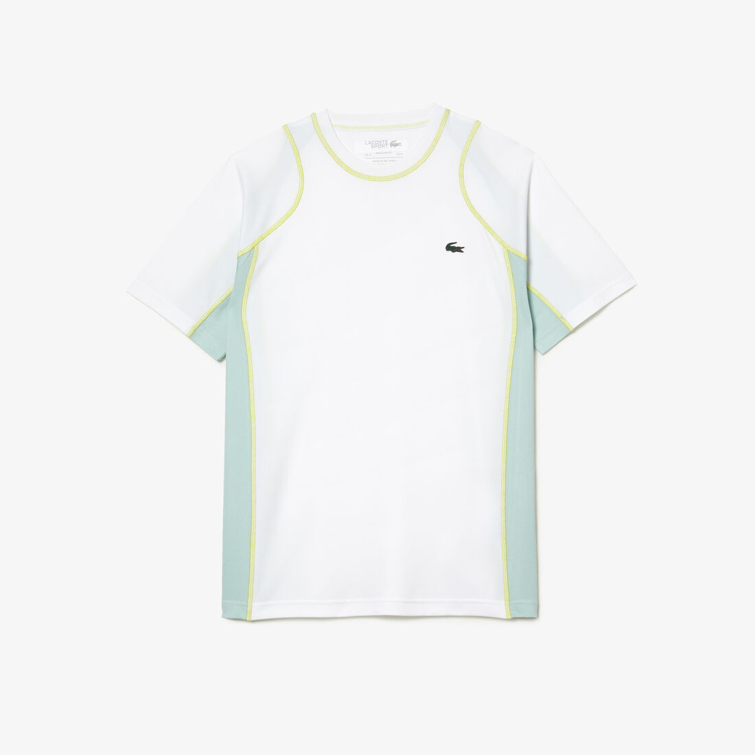 Men's Lacoste Tennis T-shirt in Tear Resistant Pique Men's Lacoste Tennis T-shirt in Tear Resistant Pique