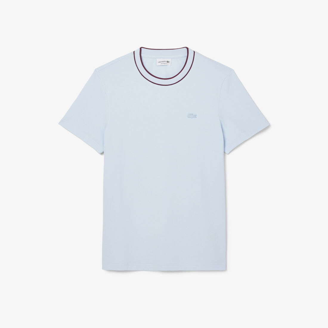 Stretch Pique Stripe Collar T-shirt Stretch Pique Stripe Collar T-shirt