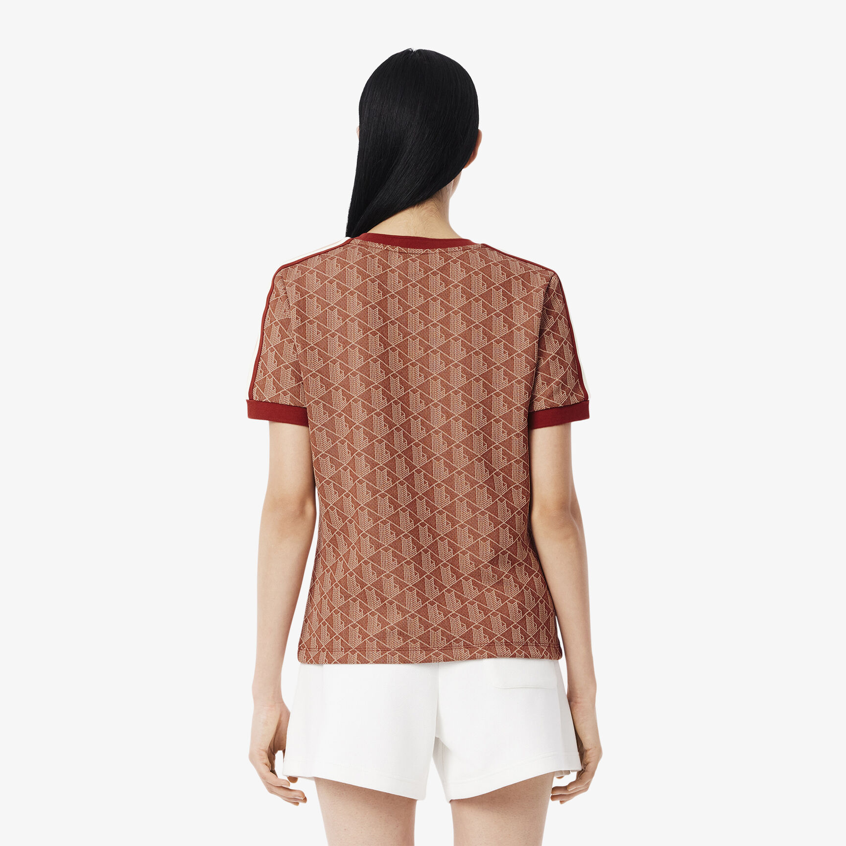 Slim Fit Monogram Jacquard T-shirt Slim Fit Monogram Jacquard T-shirt