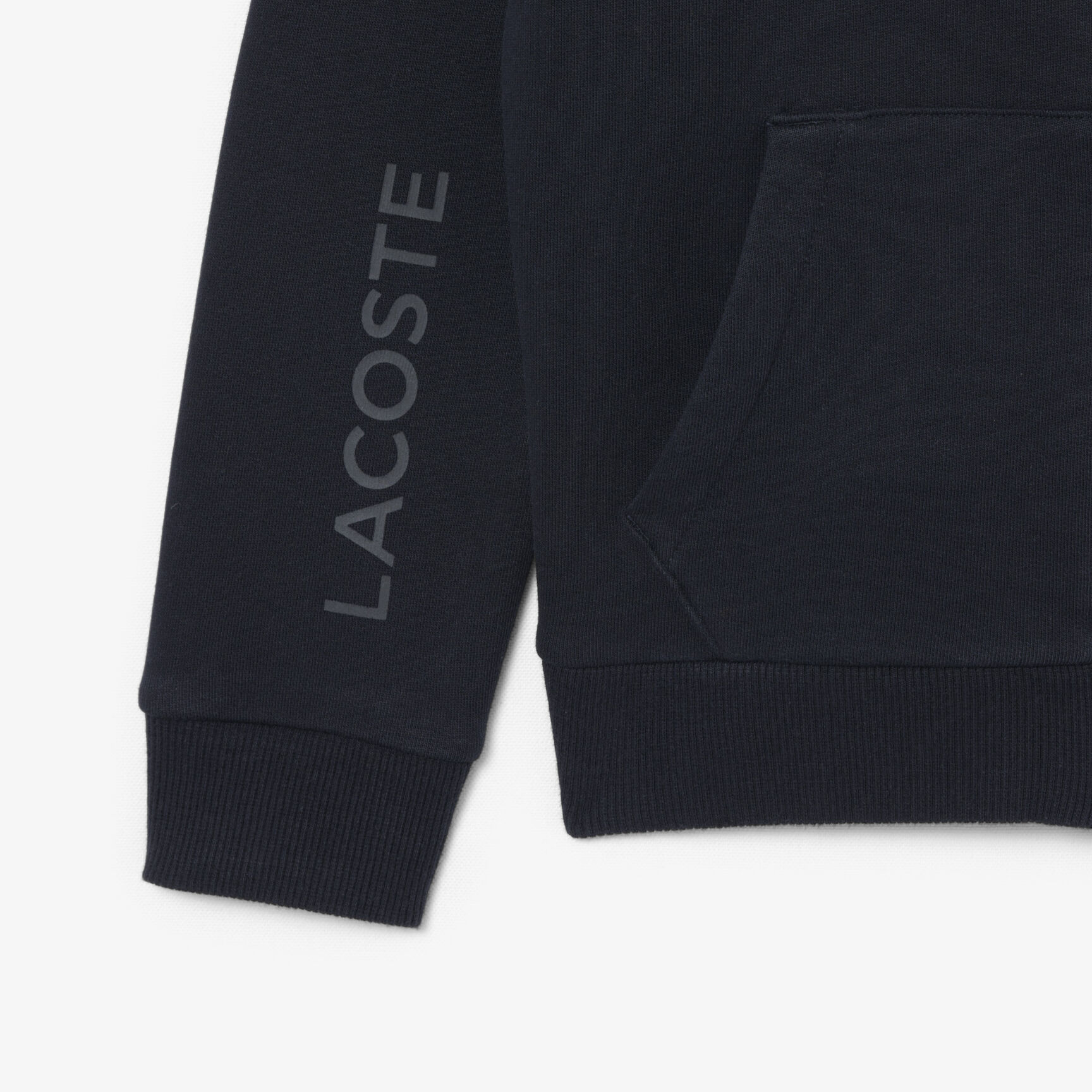 Colour-Block Zipped Hoodie