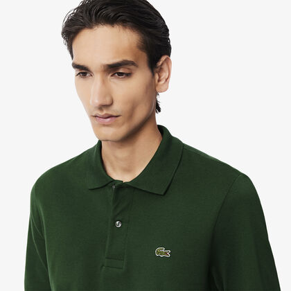 Classic Fit Long Sleeved L.12.12 Polo Shirt