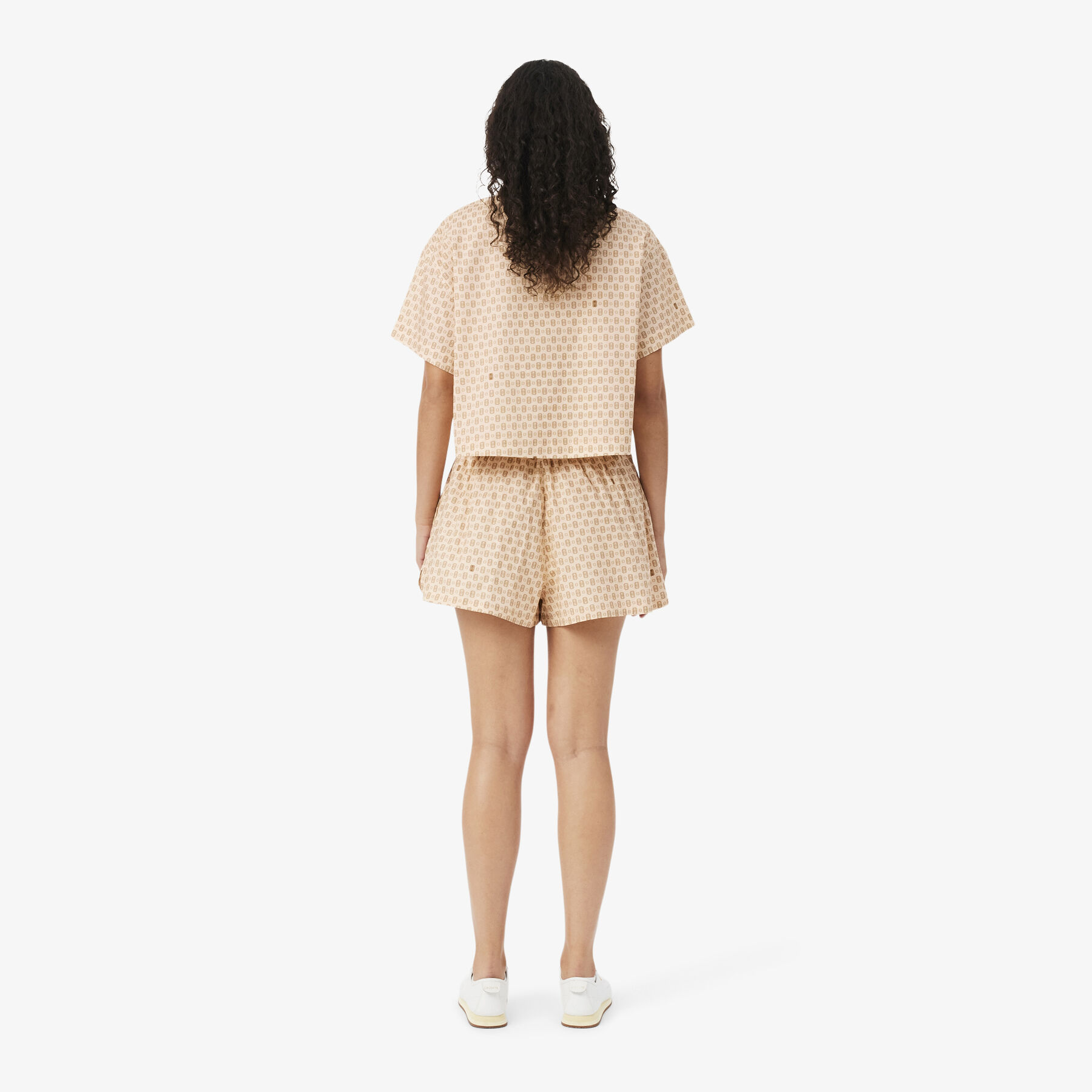 Printed Oversized Bermuda Shorts lacoste printed oversized bermuda shorts