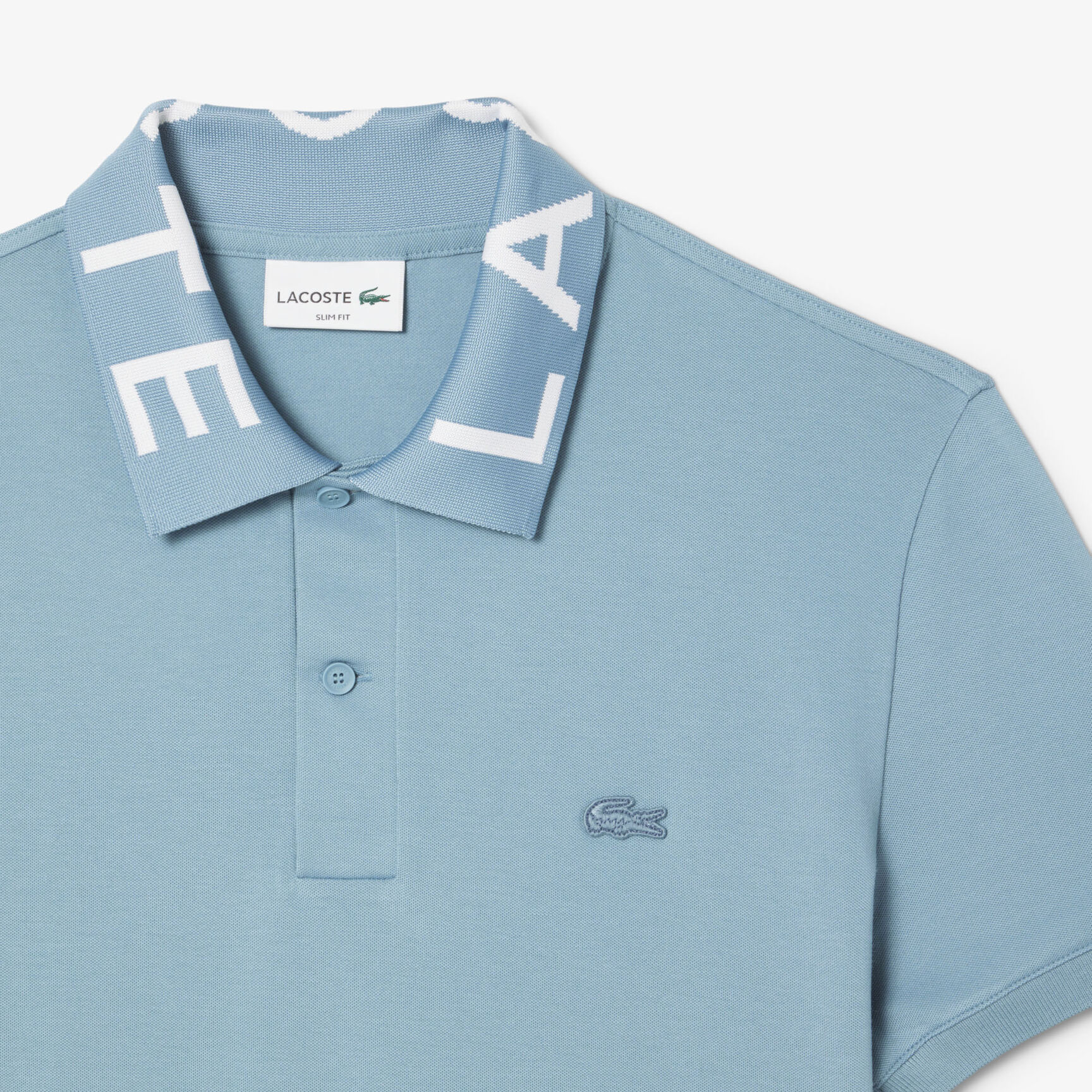 قميص بولو جاكار بقصة ضيقة