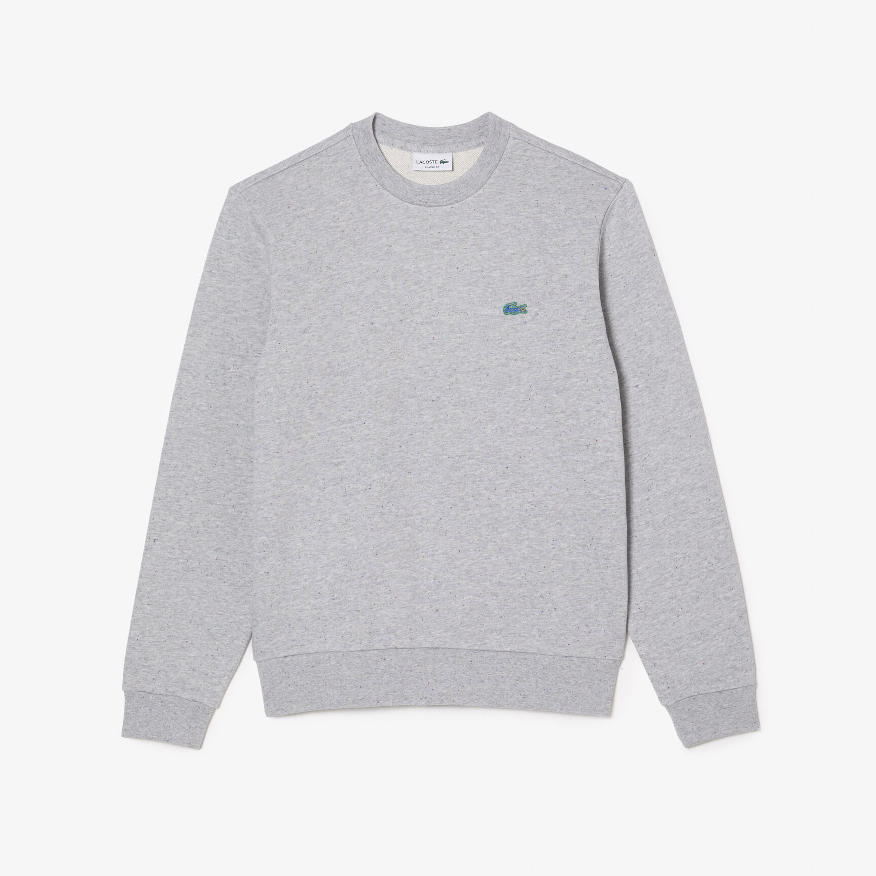 Men's Lacoste Classic Fit Speckled Print Fleece Sweatshirt