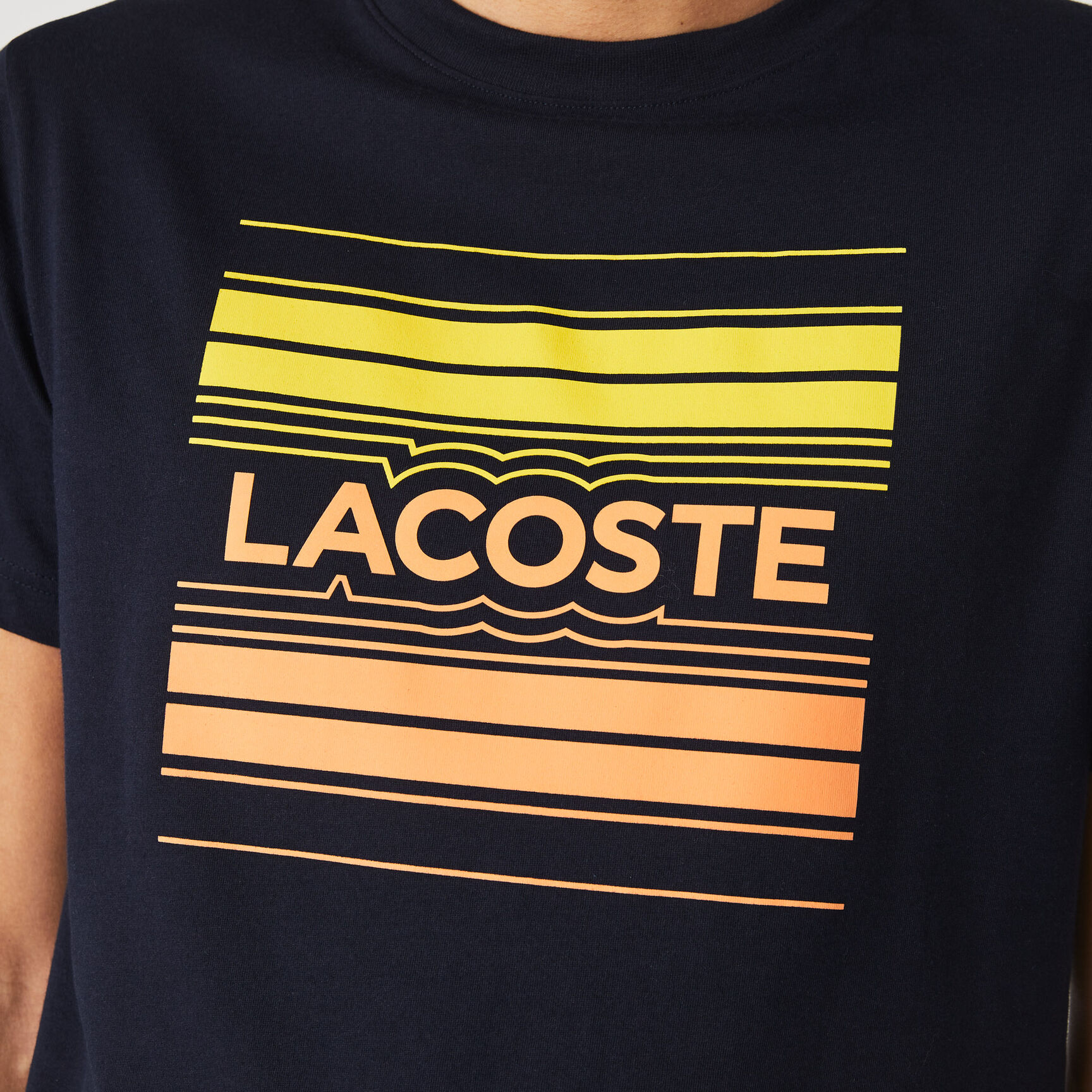 Men's Lacoste SPORT Stylized Logo Print Organic Cotton T-shirt Men's Lacoste SPORT Stylized Logo Print Organic Cotton T-shirt