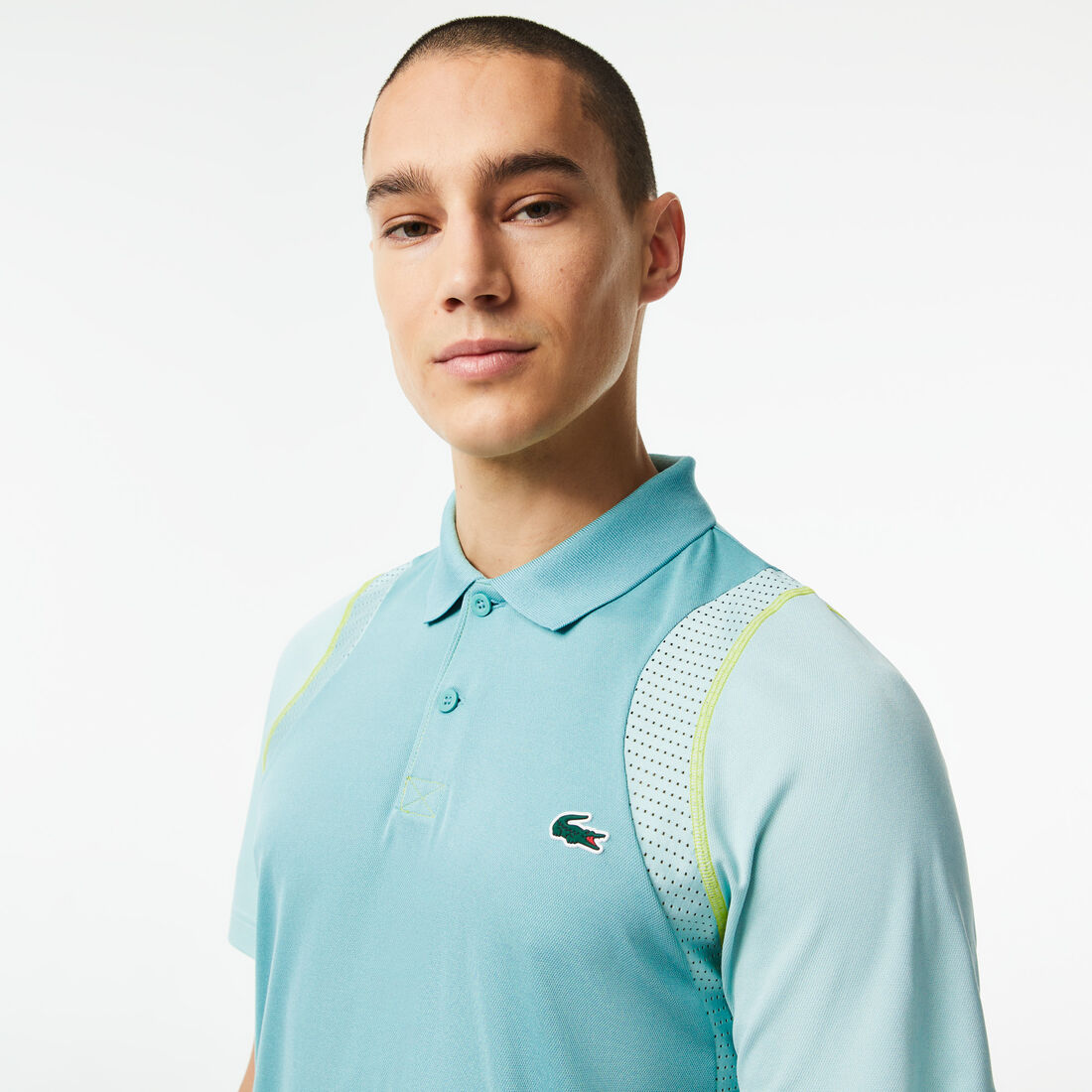 Men's Lacoste Tennis Recycled Polyester Polo Shirt Men's Lacoste Tennis Recycled Polyester Polo Shirt
