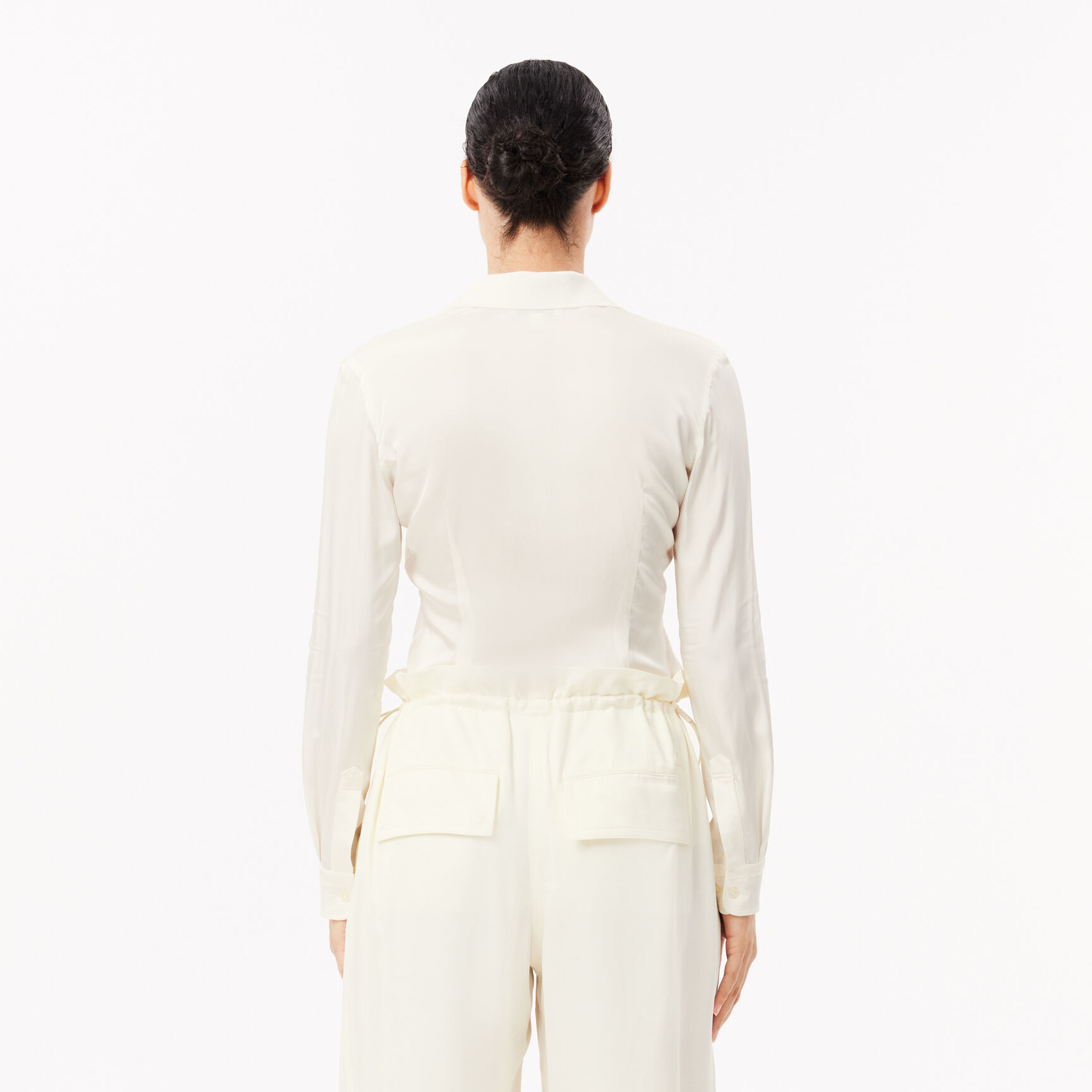 Fluid Ribbed Collar Shirt Fluid Ribbed Collar Shirt