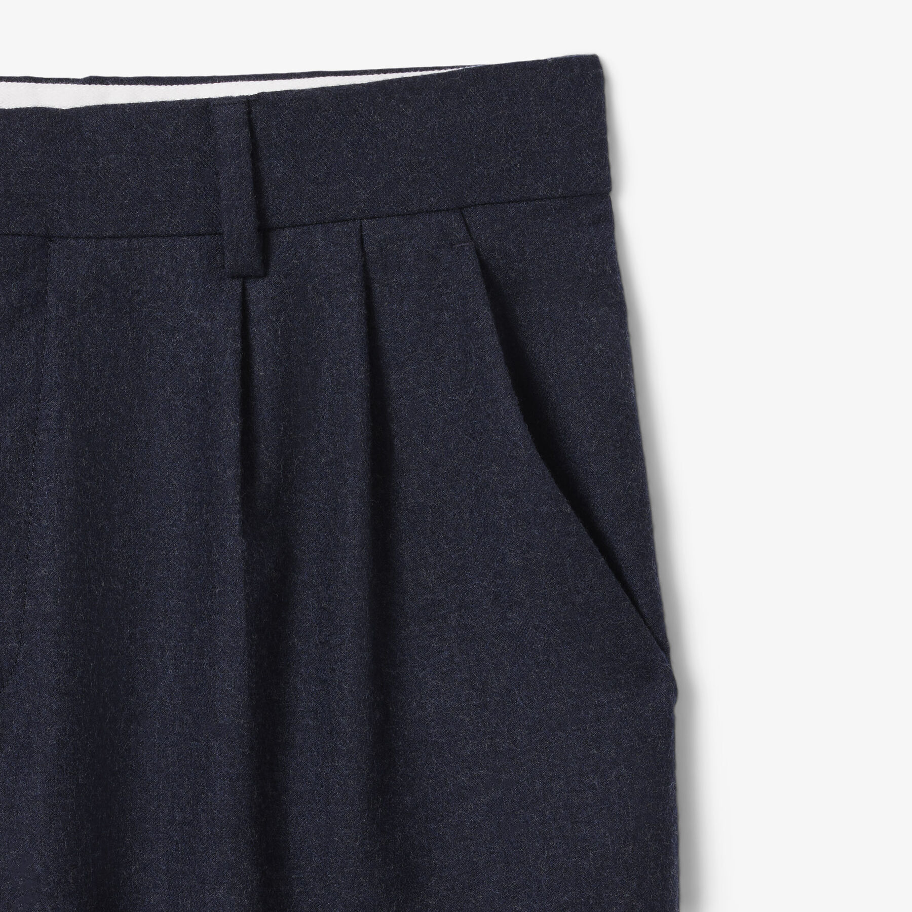 Straight Fit Felted Wool Pants lacoste straight fit felted wool pants