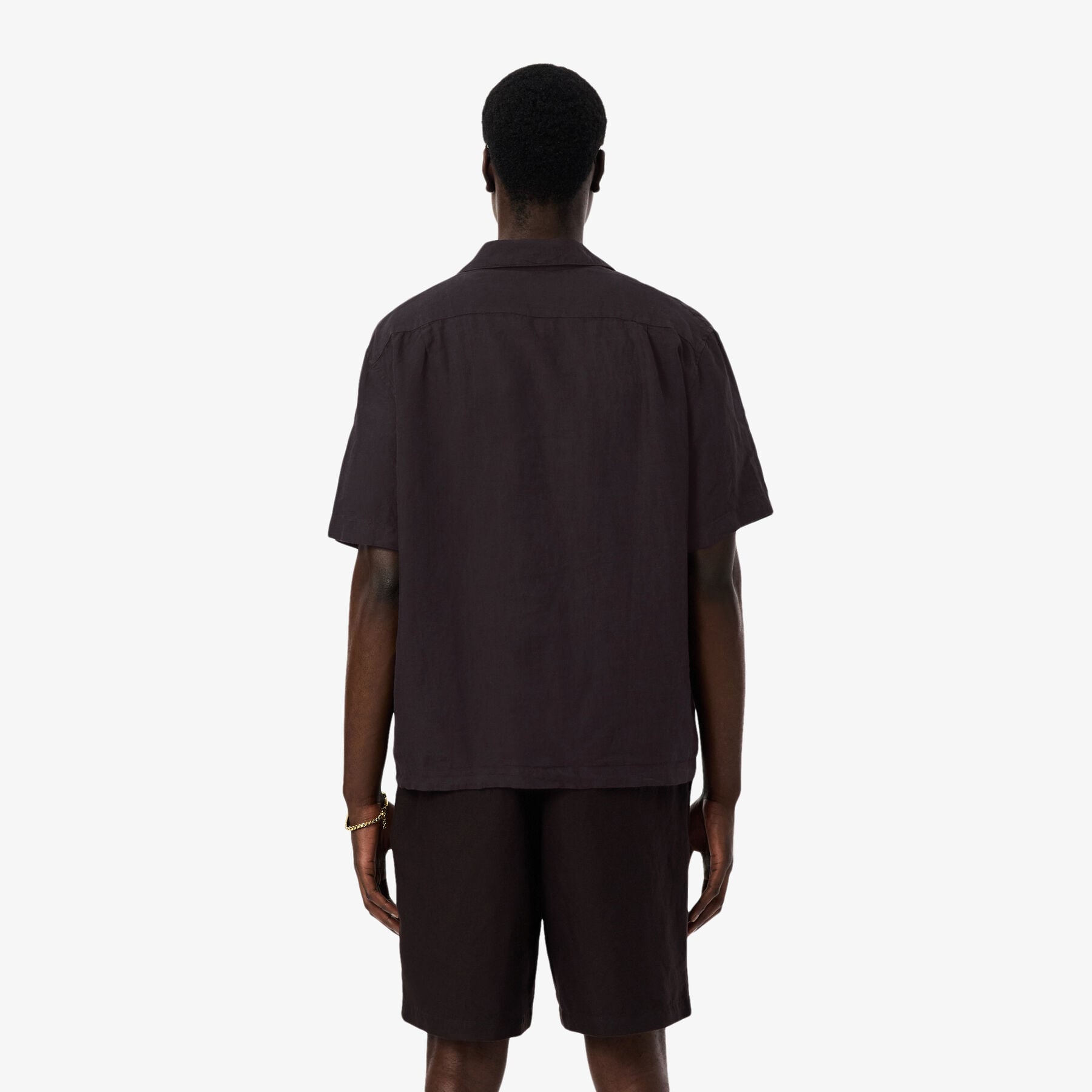 Relaxed Fit Linen Shirt lacoste relaxed fit linen shirt