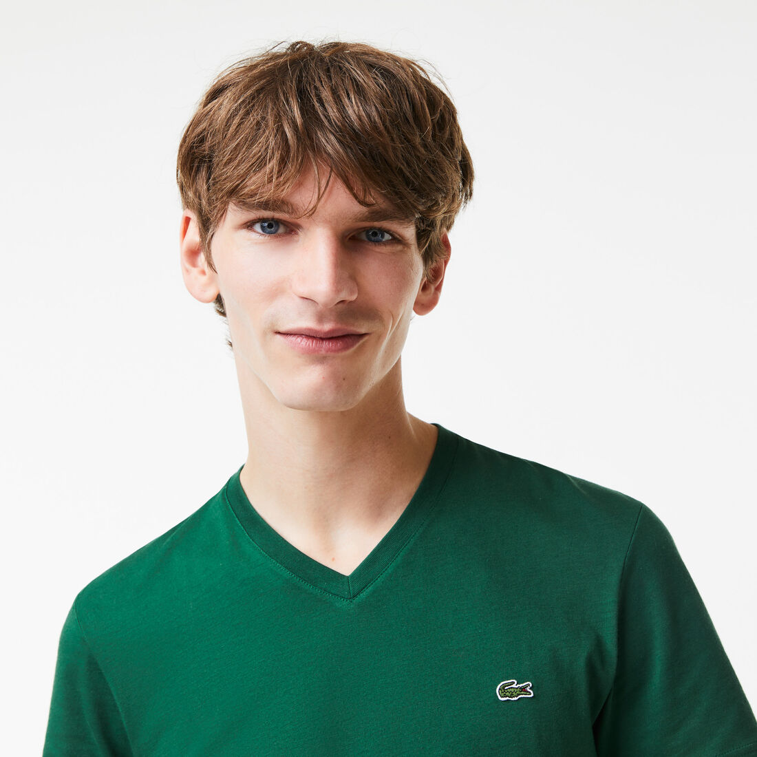 تيشيرت قطن بفتحة رقبة حرف V للرجال تيشيرت قطن بفتحة رقبة حرف V للرجال