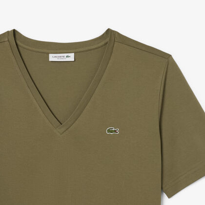 Relaxed Fit Soft Cotton V Neck T-shirt Relaxed Fit Soft Cotton V Neck T-shirt