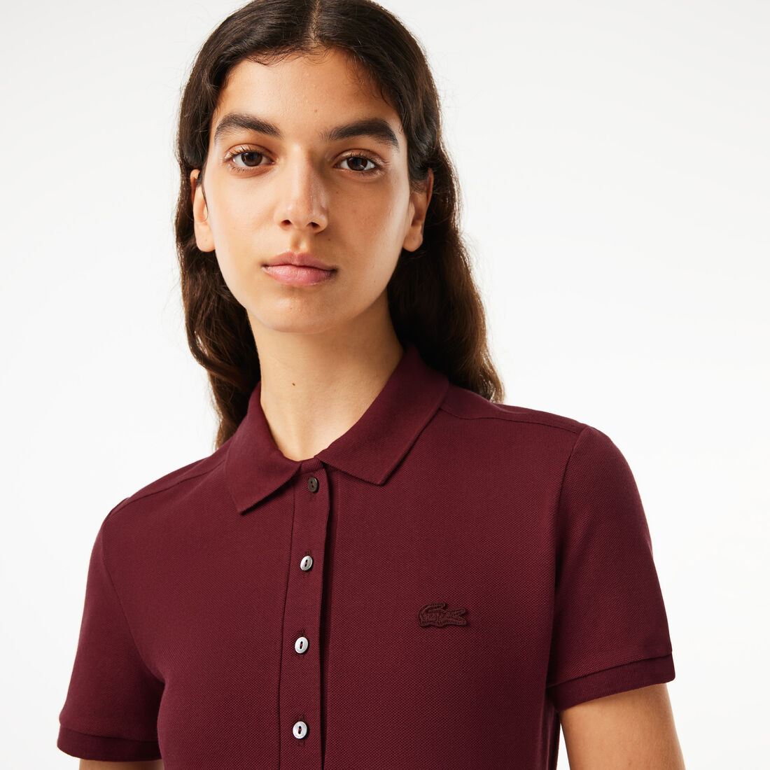 فستان بولو من بيتي بيكيه مطاطي بقصة ضيقة فستان بولو من بيتي بيكيه مطاطي بقصة ضيقة