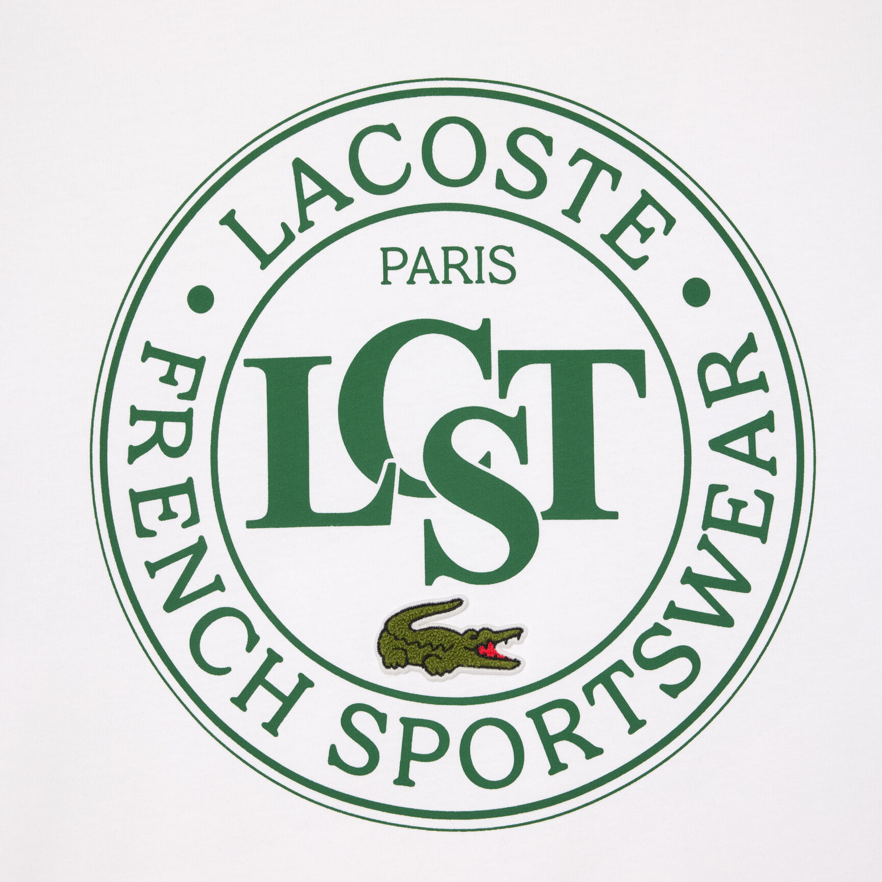 تي شيرت فضفاض من القطن الثقيل المطبوع