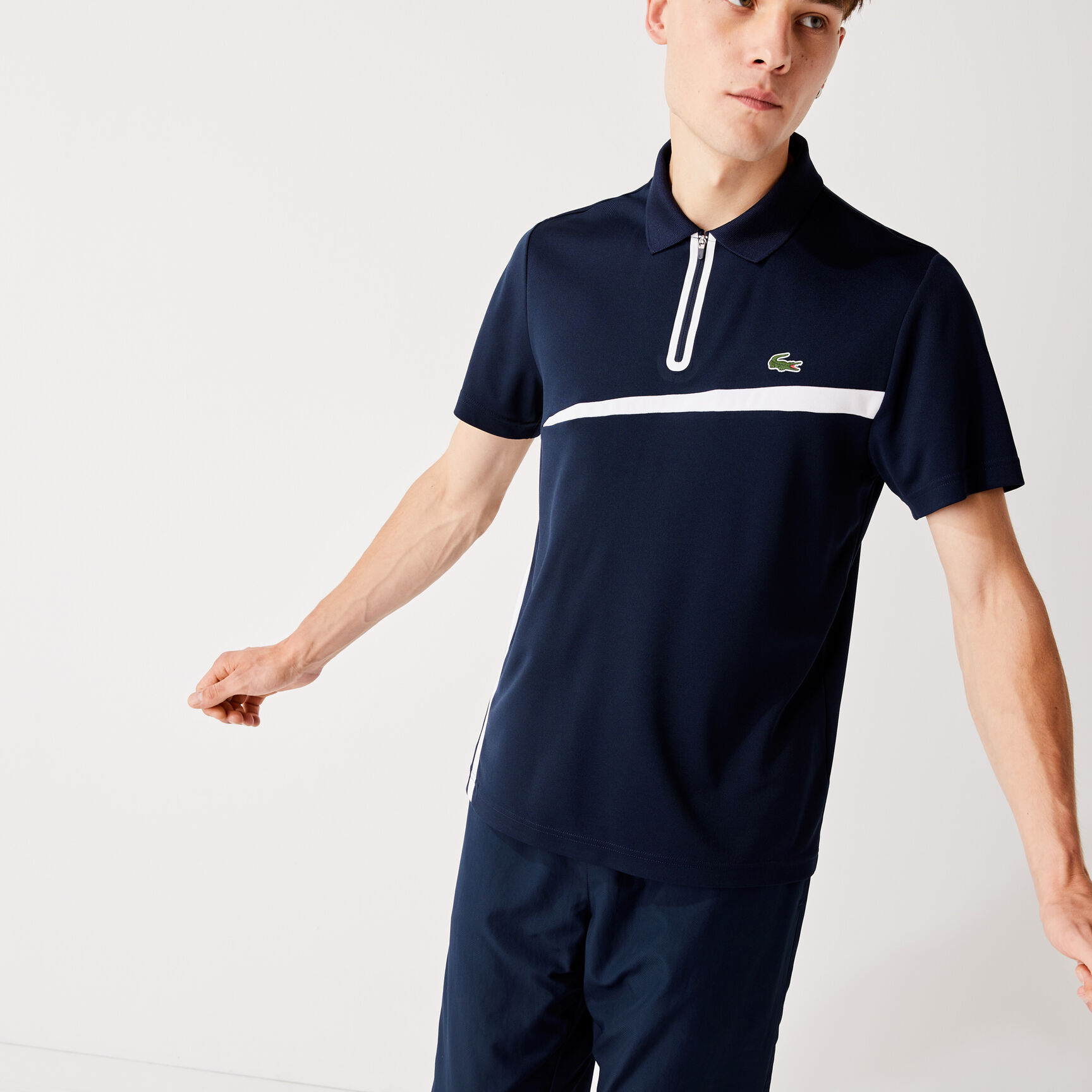 Men's Lacoste SPORT Paneled Breathable Piqué Tennis Polo Shirt Men's Lacoste SPORT Paneled Breathable Piqué Tennis Polo Shirt