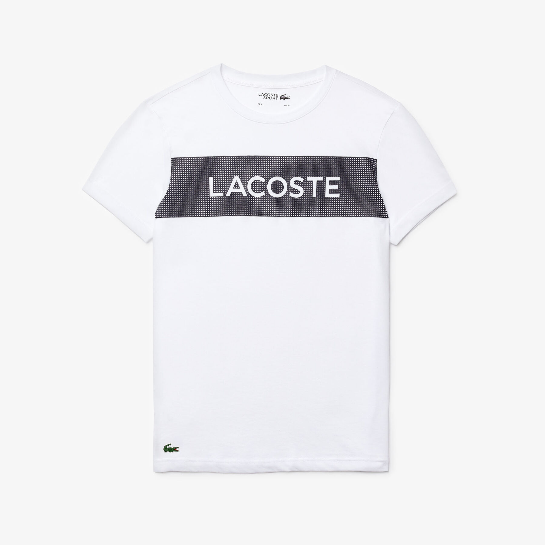 Men's Lacoste SPORT Printed Breathable T-shirt men s lacoste sport printed breathable t shirt