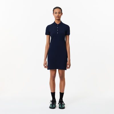 Women's Stretch Cotton Piqué Polo Dress