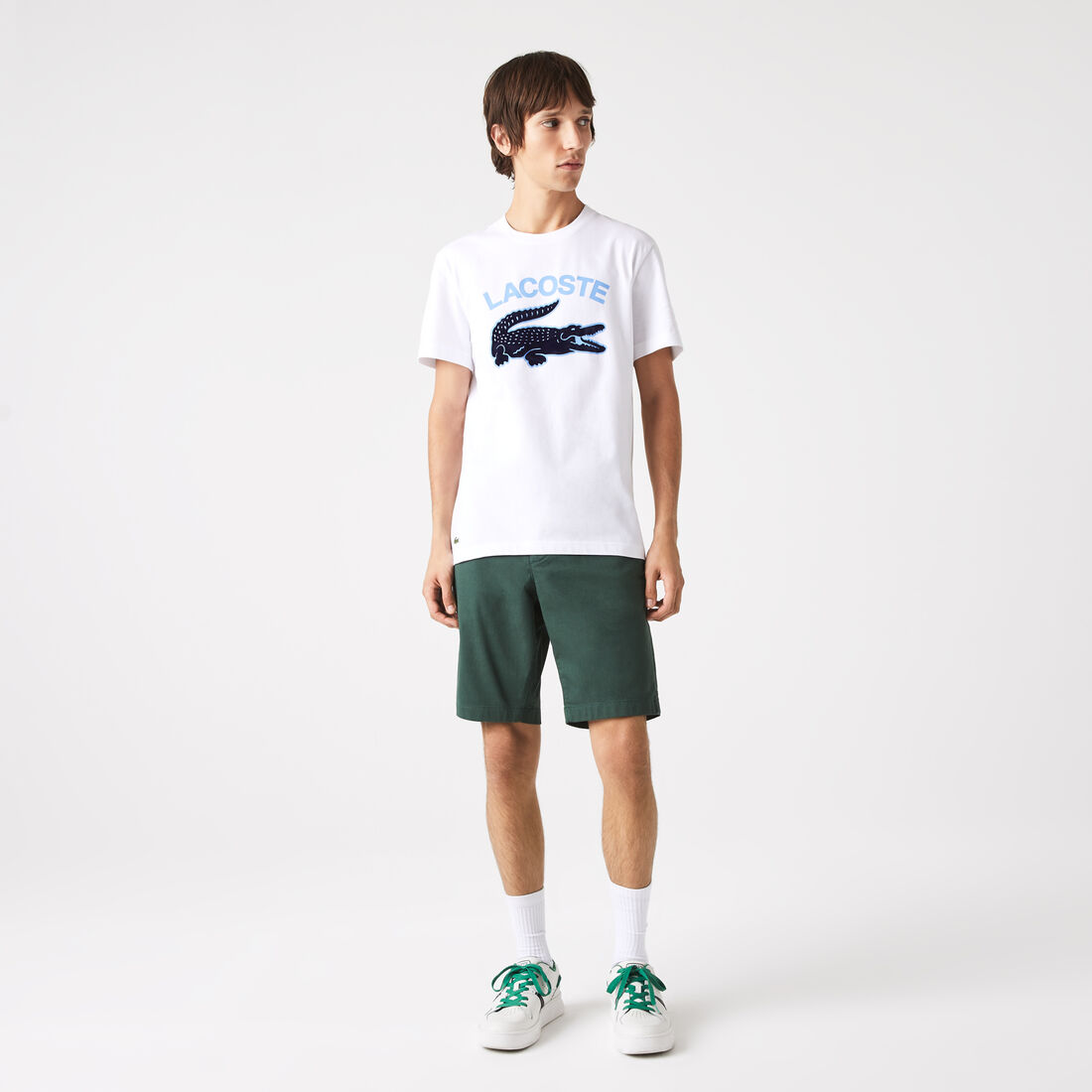 Men's Lacoste Regular Fit XL Crocodile Print T-shirt Men's Lacoste Regular Fit XL Crocodile Print T-shirt