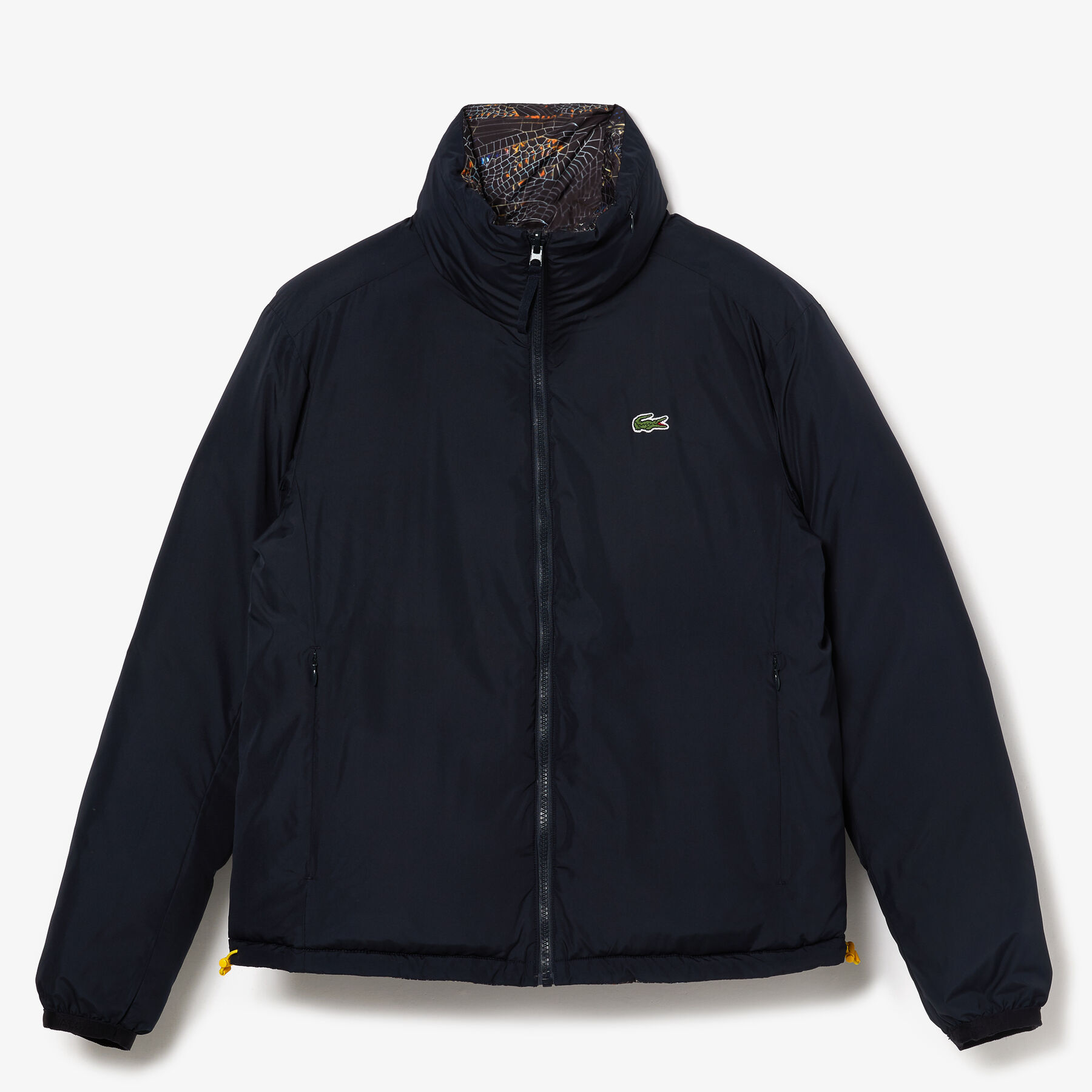 women s lacoste x national geographic print quilted jacket