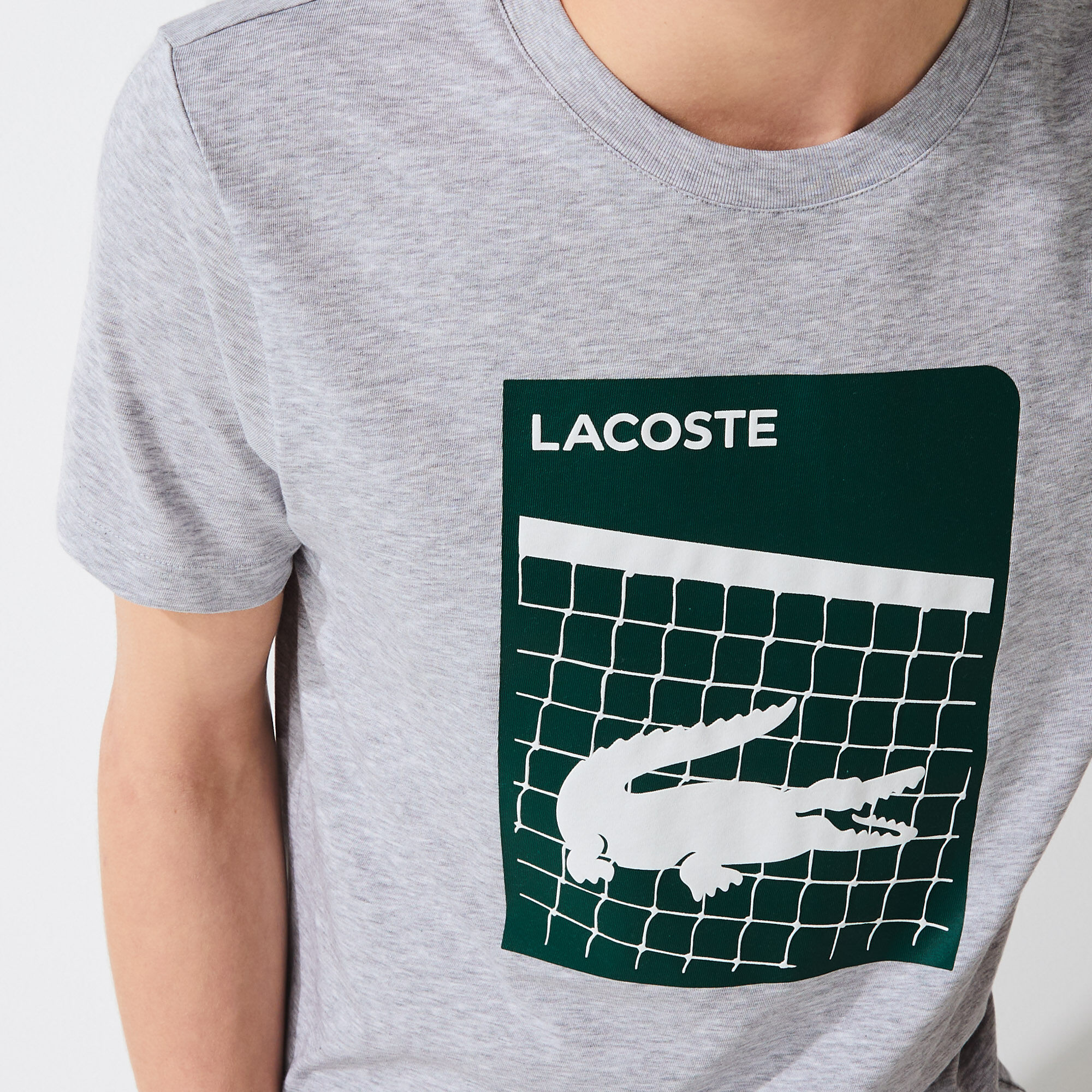 Men’s Lacoste SPORT 3D Print Breathable T-shirt Men’s Lacoste SPORT 3D Print Breathable T-shirt
