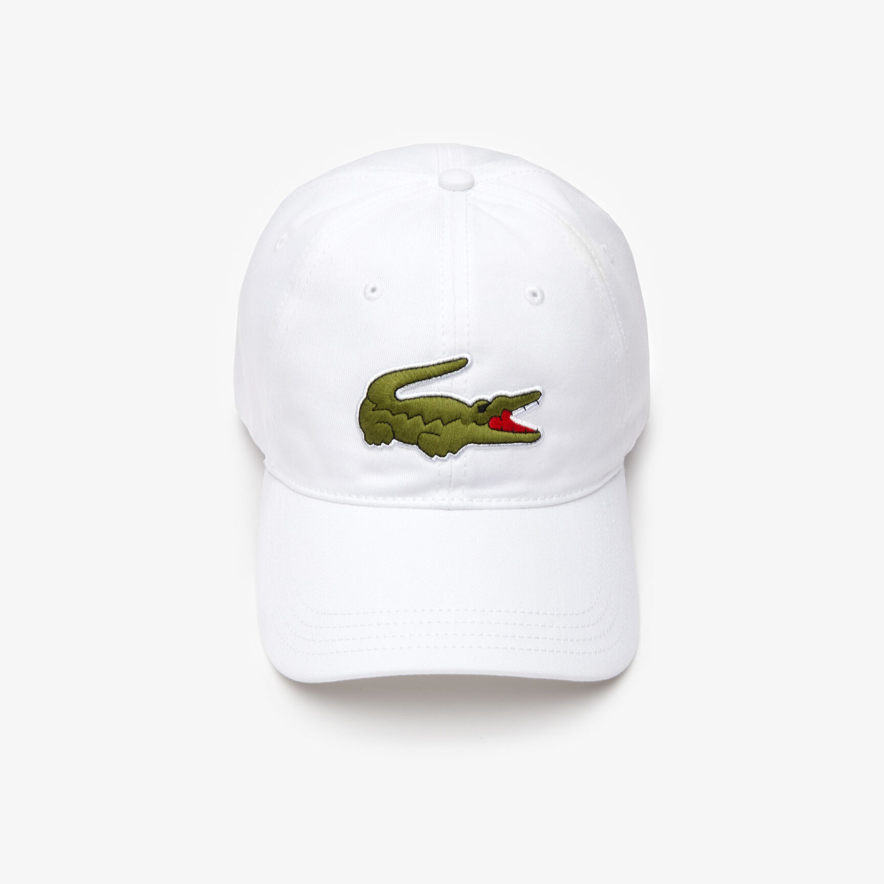Men's Contrast Strap And Oversized Crocodile Cotton Cap Men's Contrast Strap And Oversized Crocodile Cotton Cap