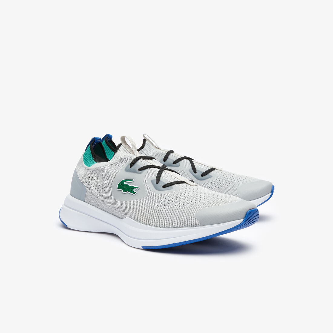 Men's Lacoste Run Spin Knit Textile Sneakers Men's Lacoste Run Spin Knit Textile Sneakers