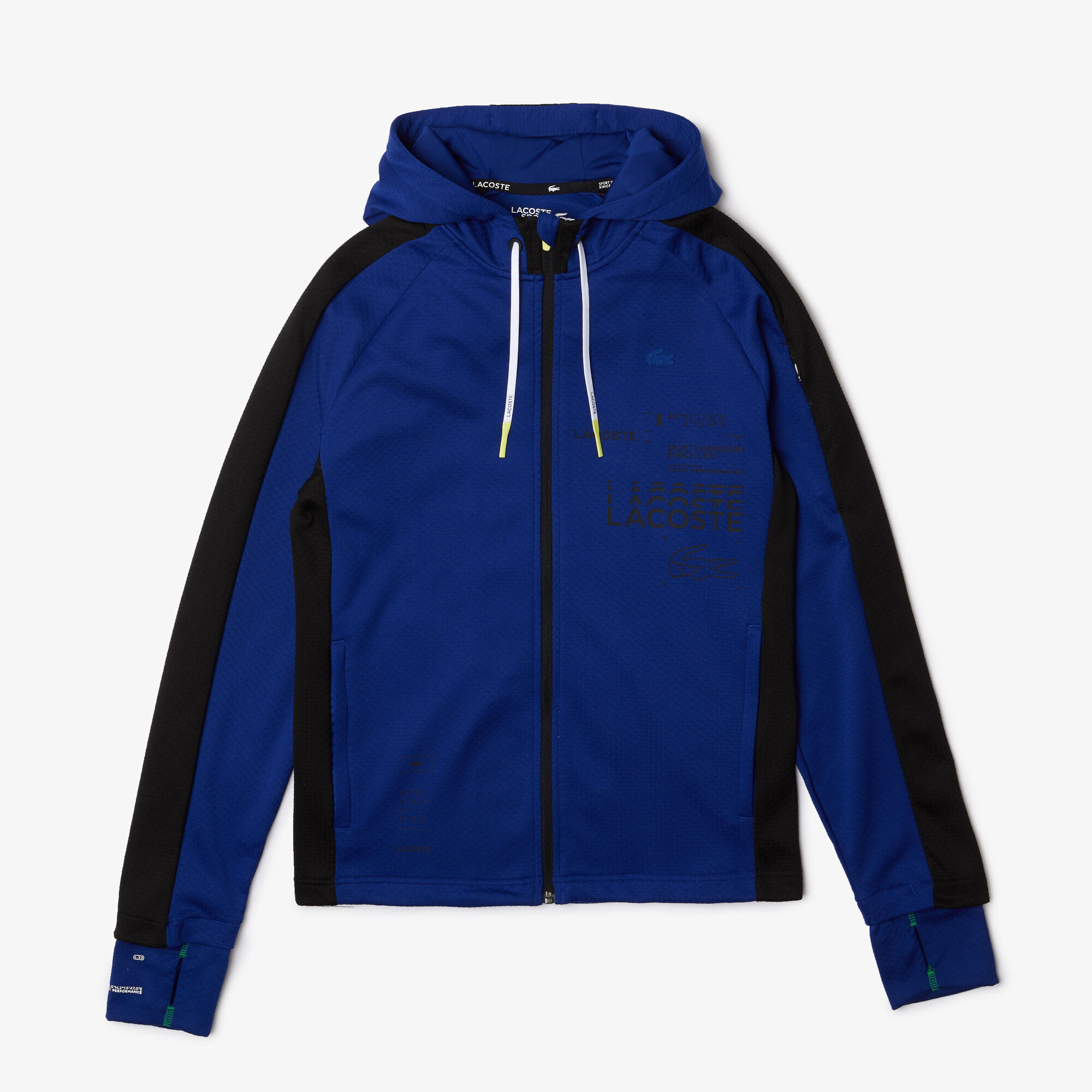Lacoste sport hooded jacket cheap