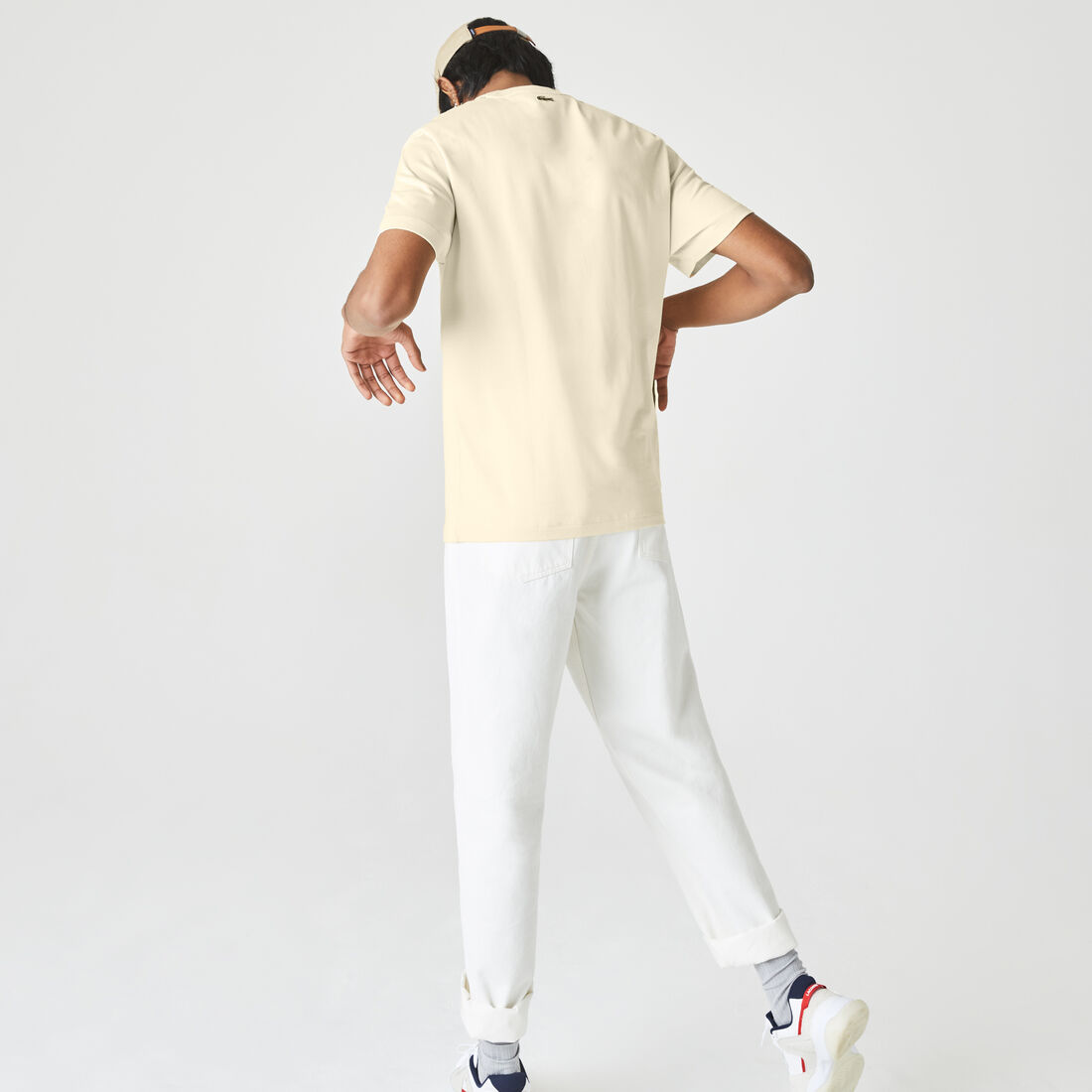 تي شيرت القطن العضوي المطرز للرجال مجموعة Made in France تي شيرت القطن العضوي المطرز للرجال مجموعة Made in France